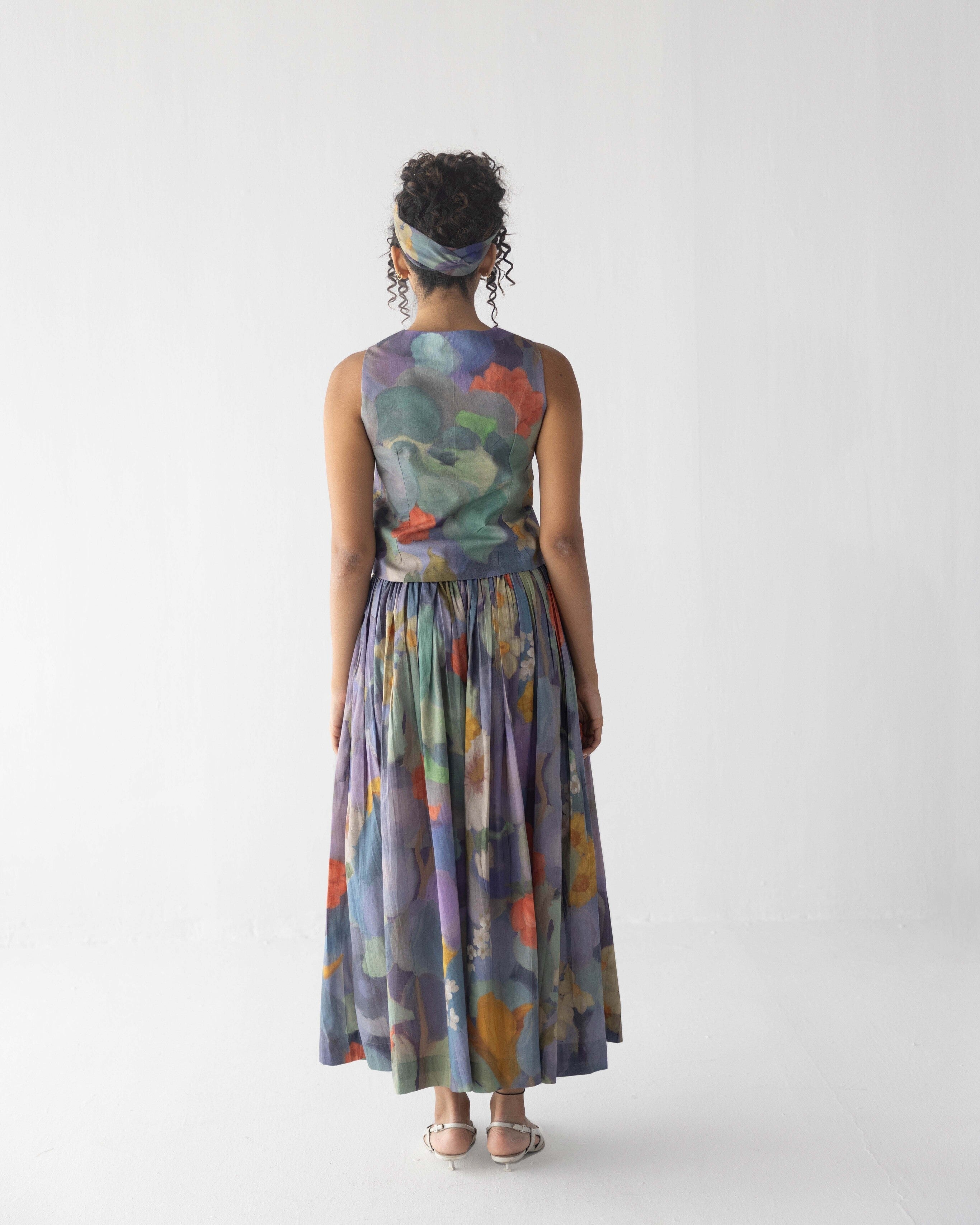 Blueberry Grove Waistcoat & Skirt Set