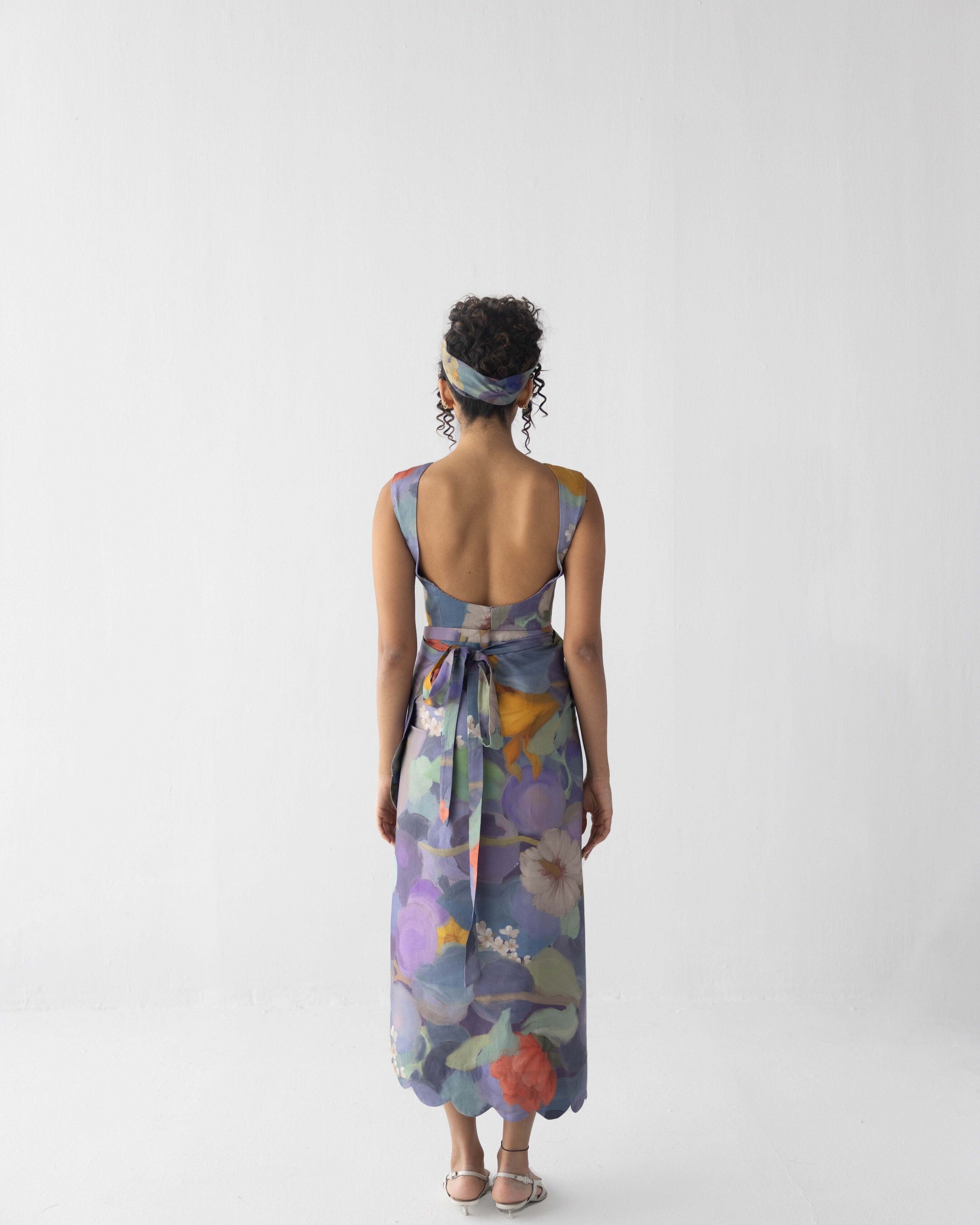 Blueberry Grove Scallop Skirt & Top set