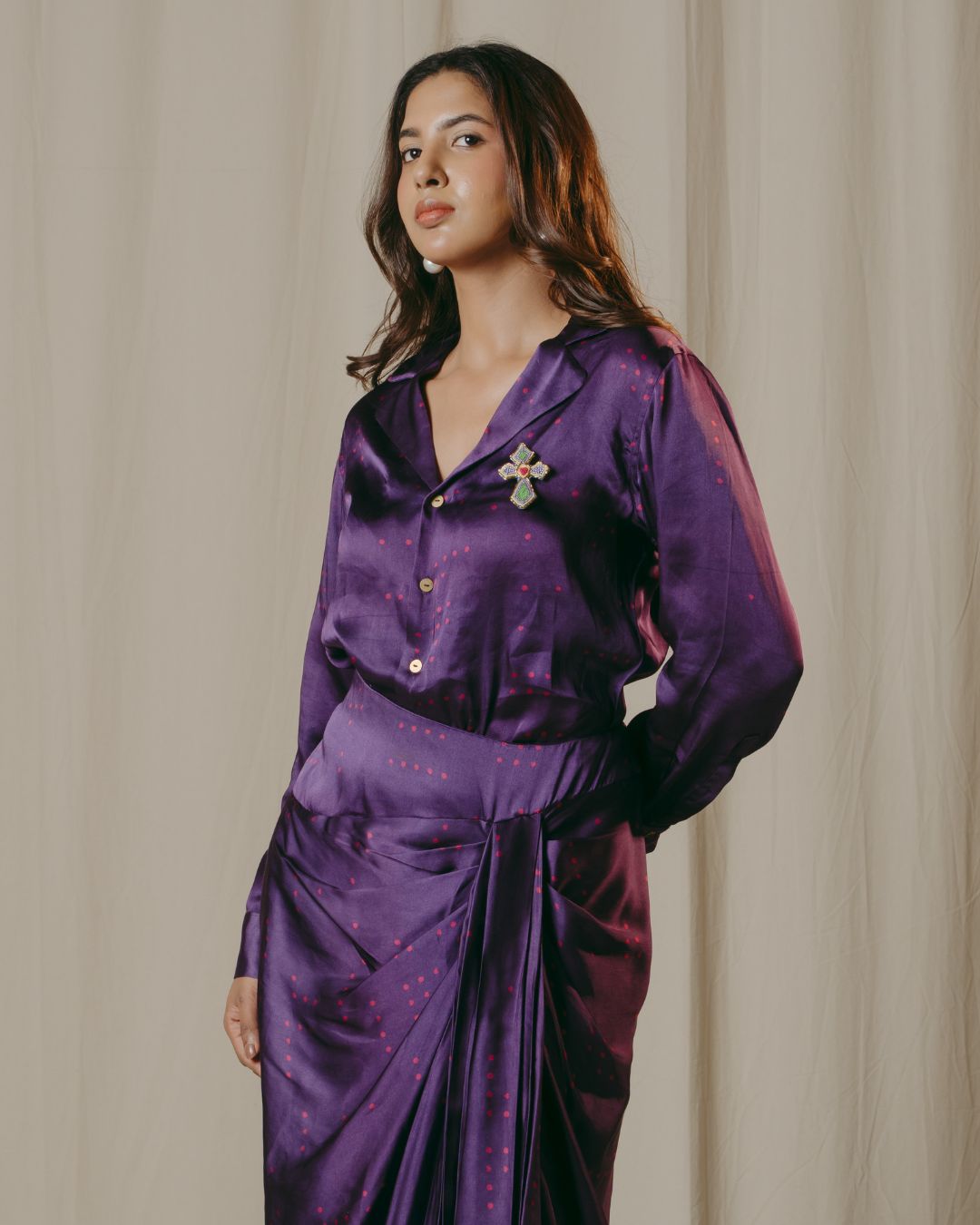 Bianca Purple Shirt