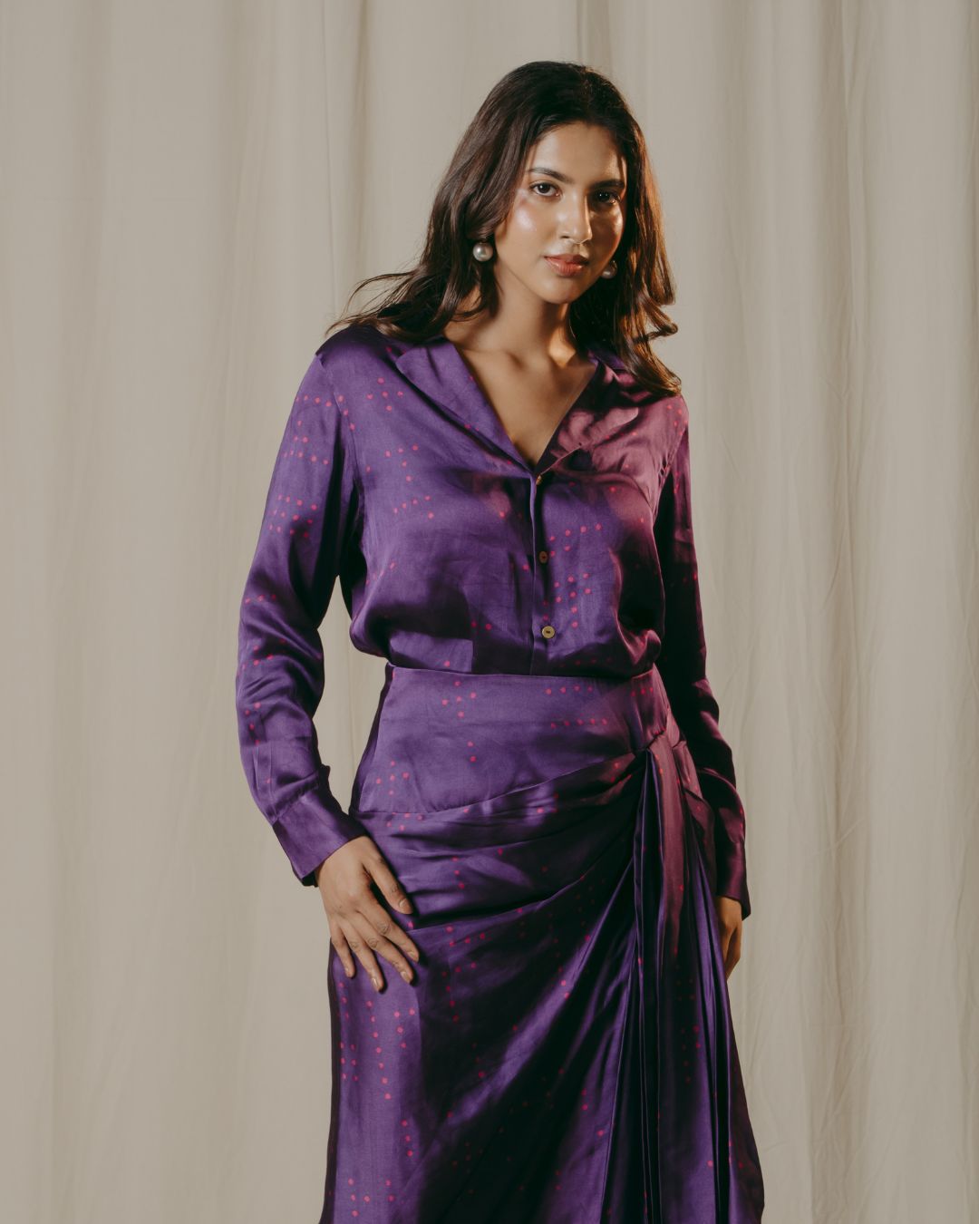 Bianca Purple Shirt