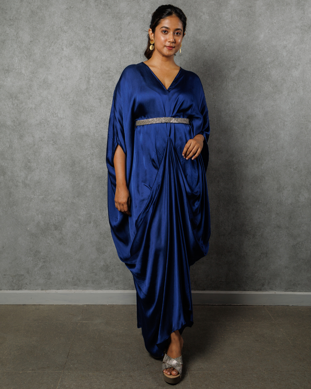 Blue Belted Kaftan