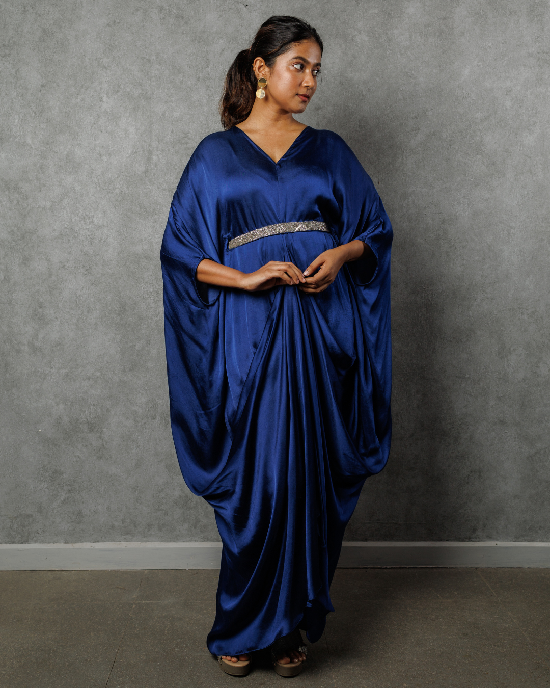 Blue Belted Kaftan