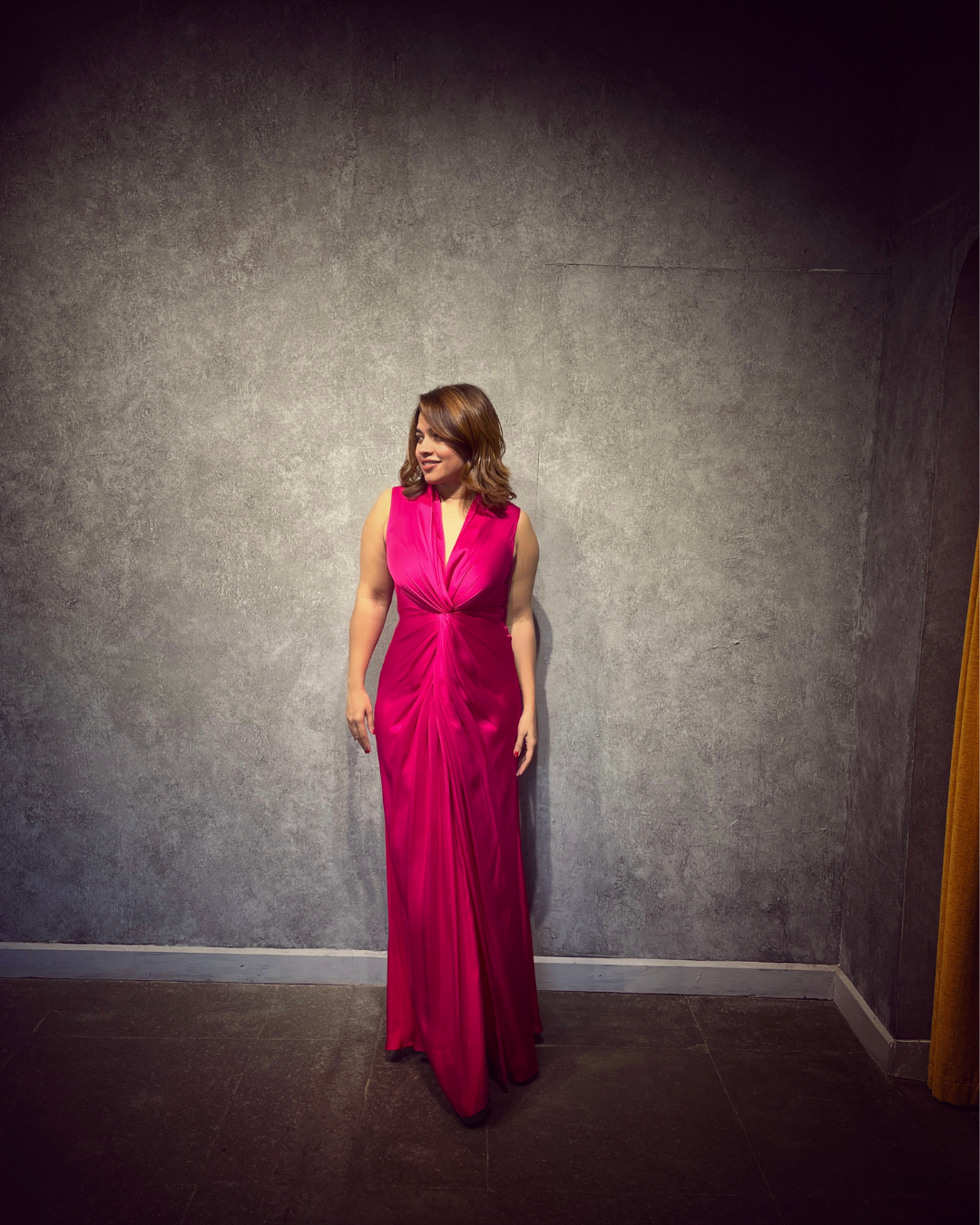 Knotted Pink Twist Dress