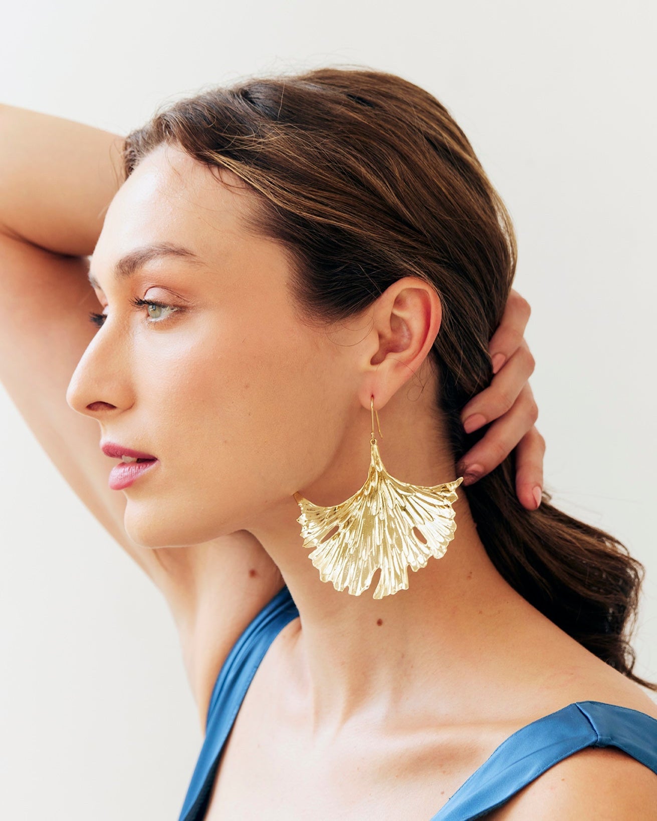 Statement Gingko Earrings