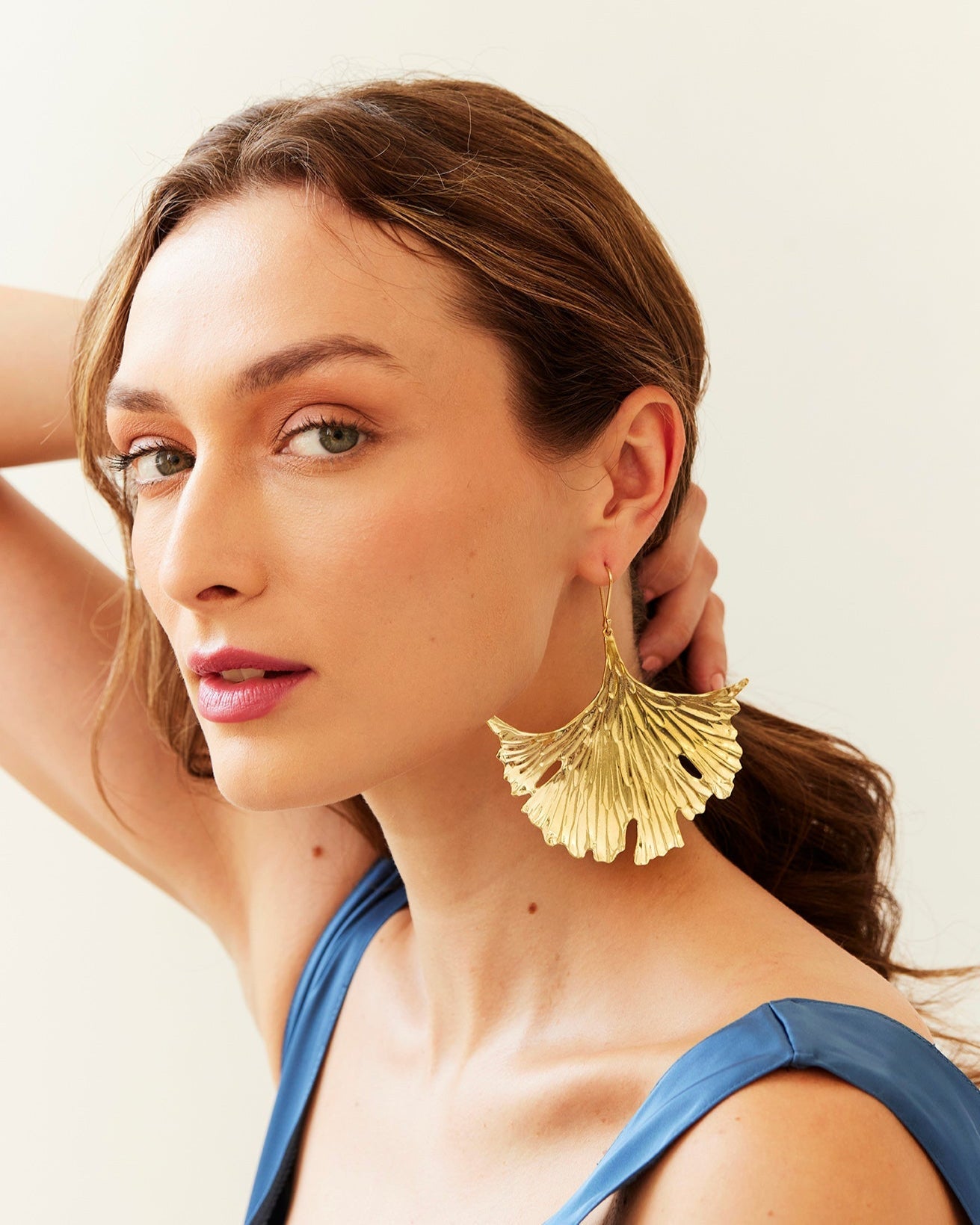 Statement Gingko Earrings