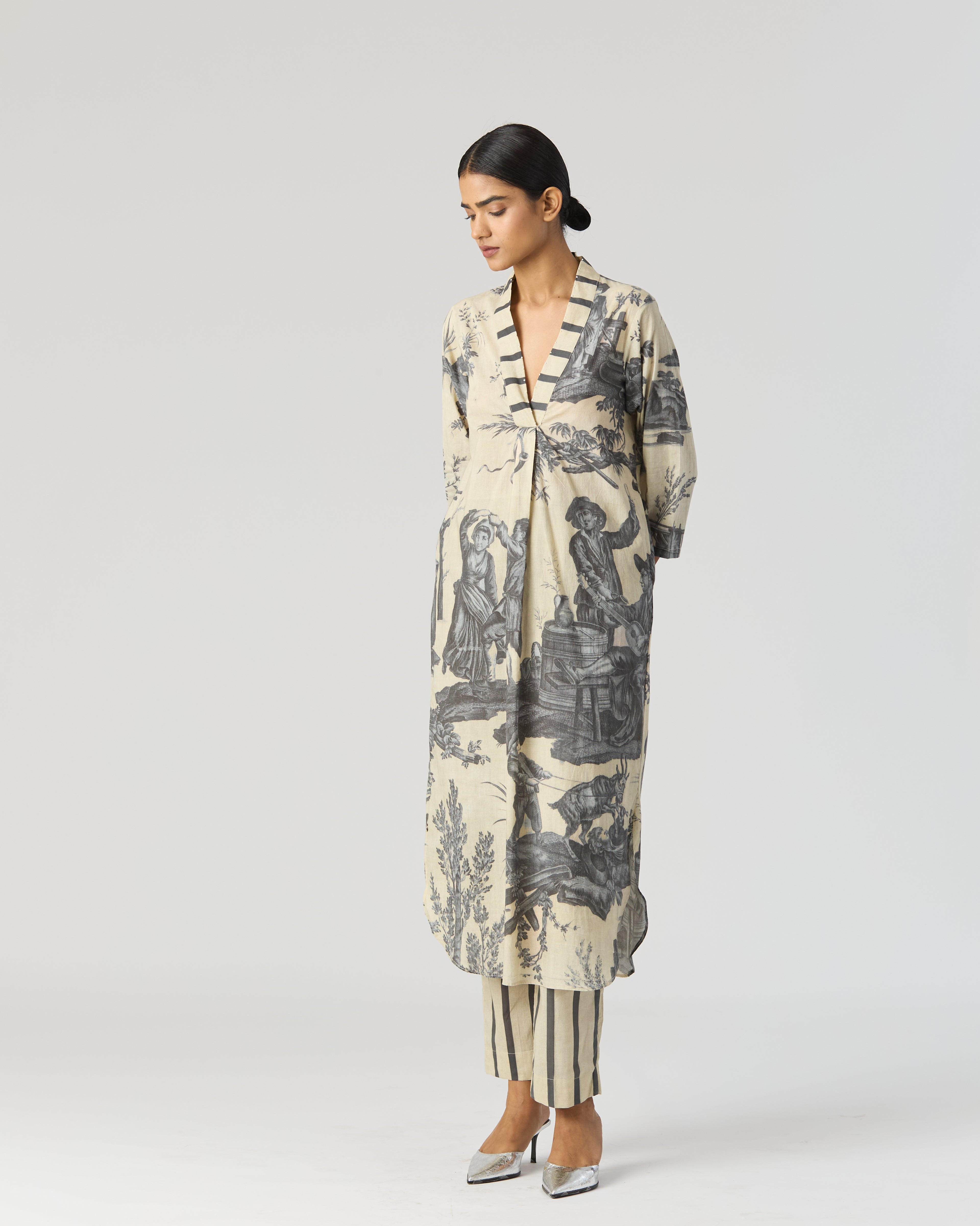 Festa Long Kurta Set