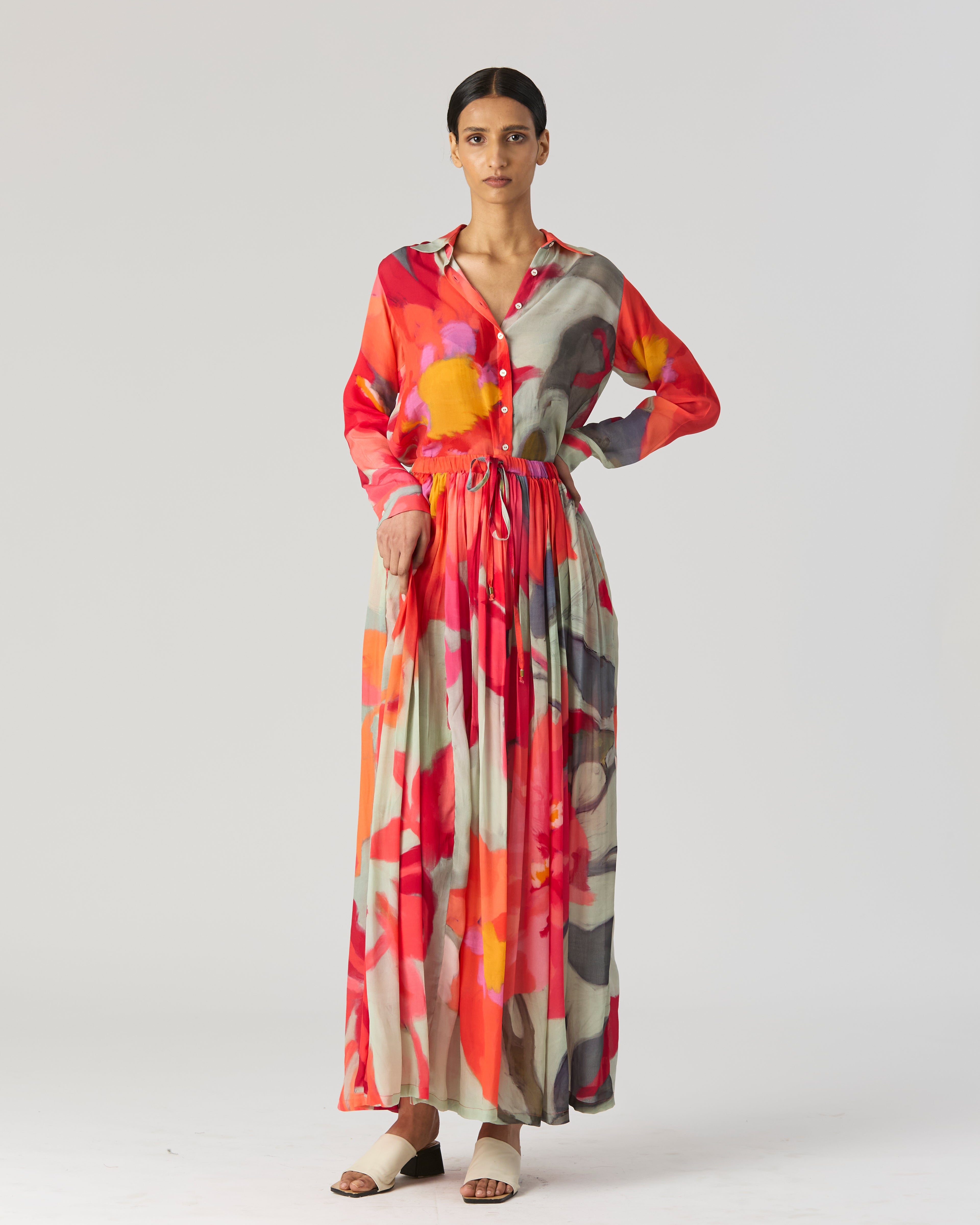 Clara Shirt & Skirt Set