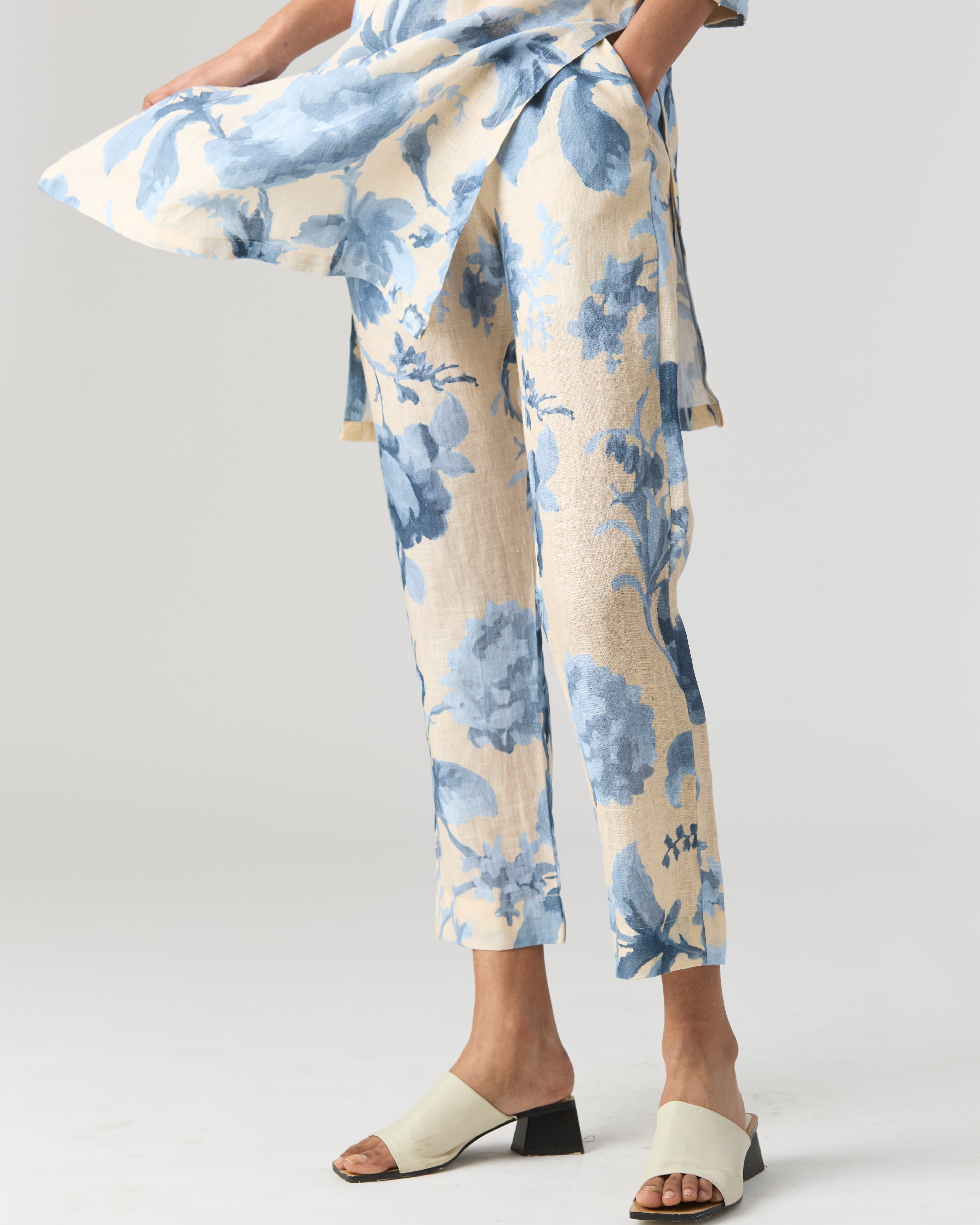 Juno Linen Kurta Set