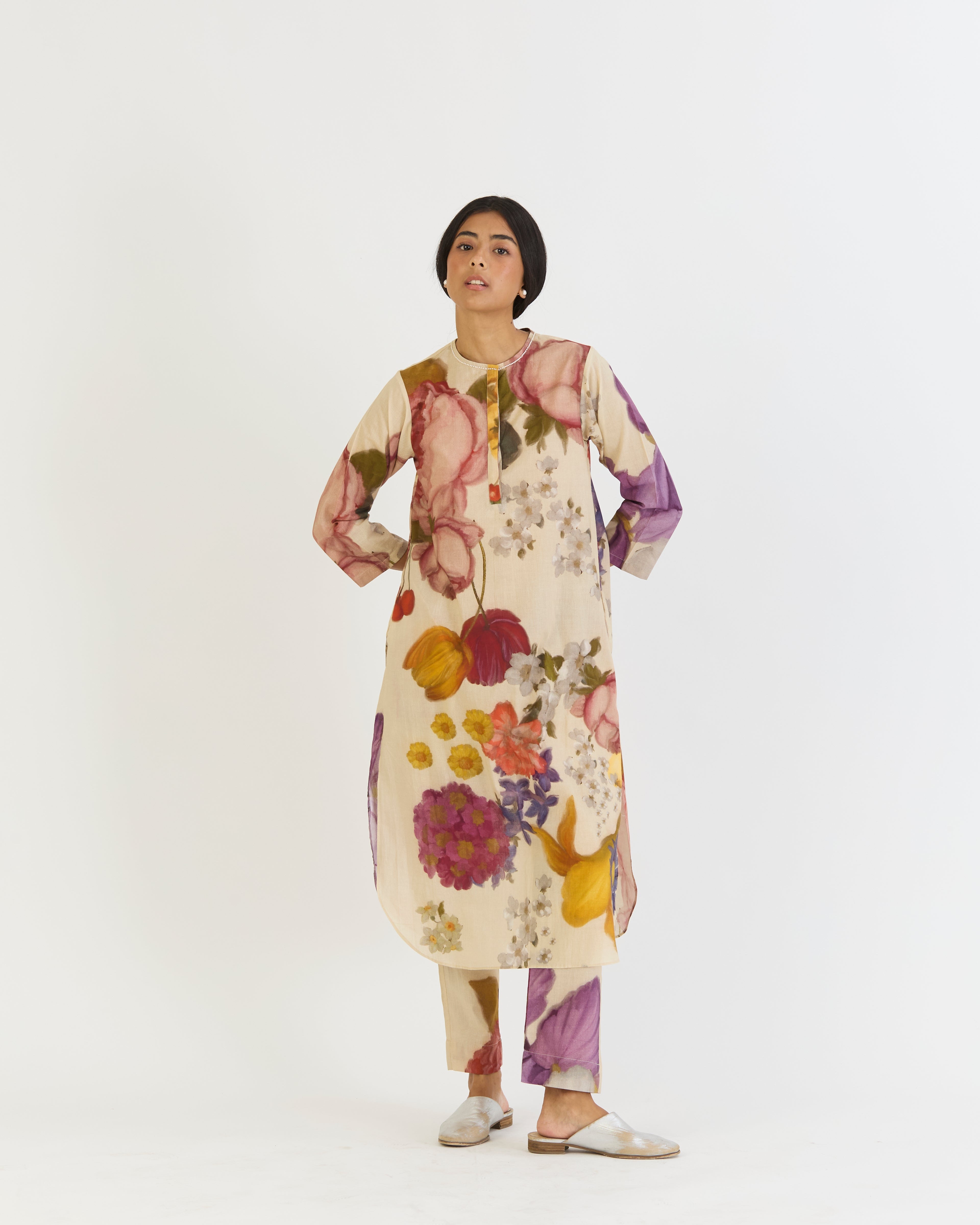 Cherimoya Long Kurta Set