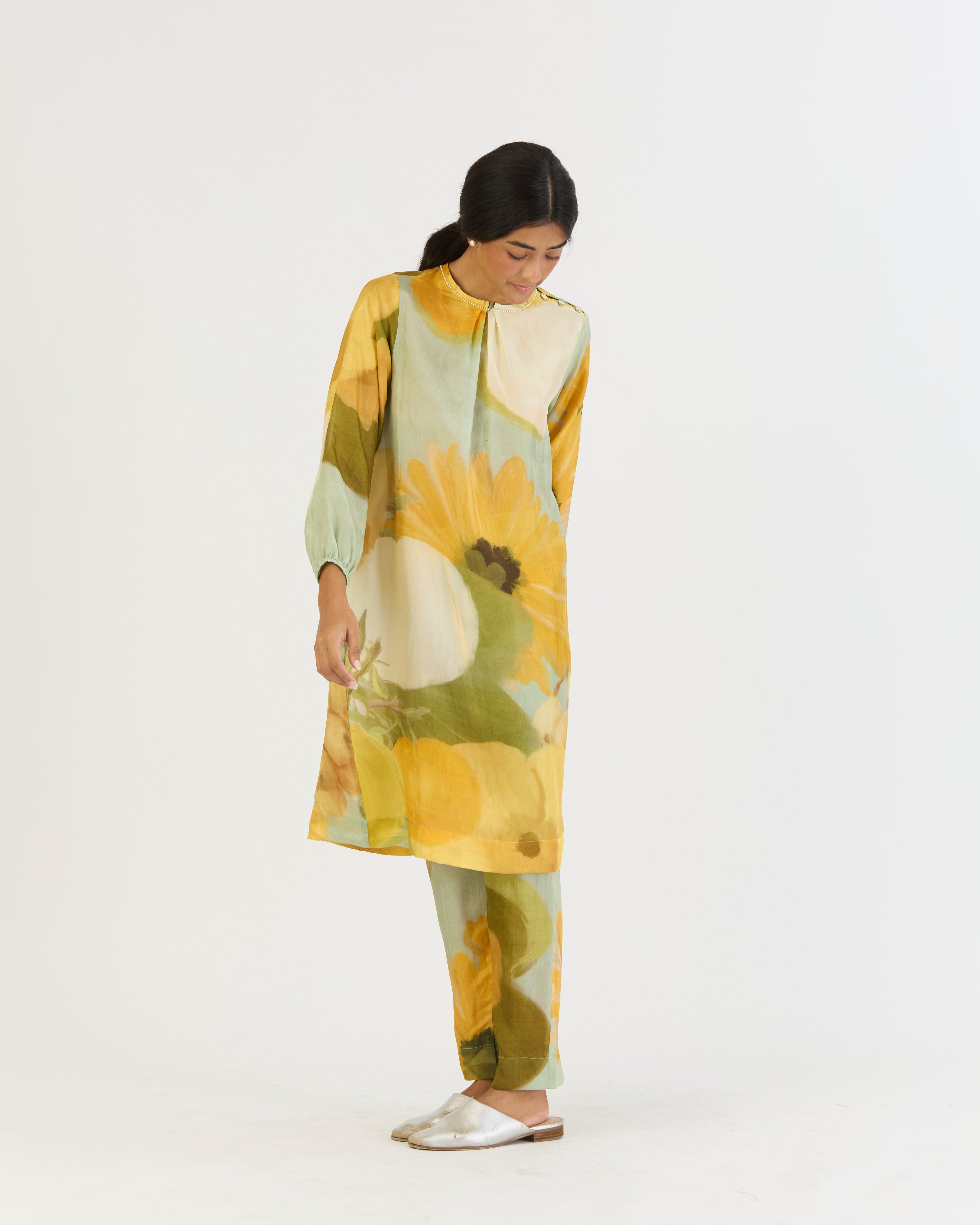 Lemonade Silk Kurta Set