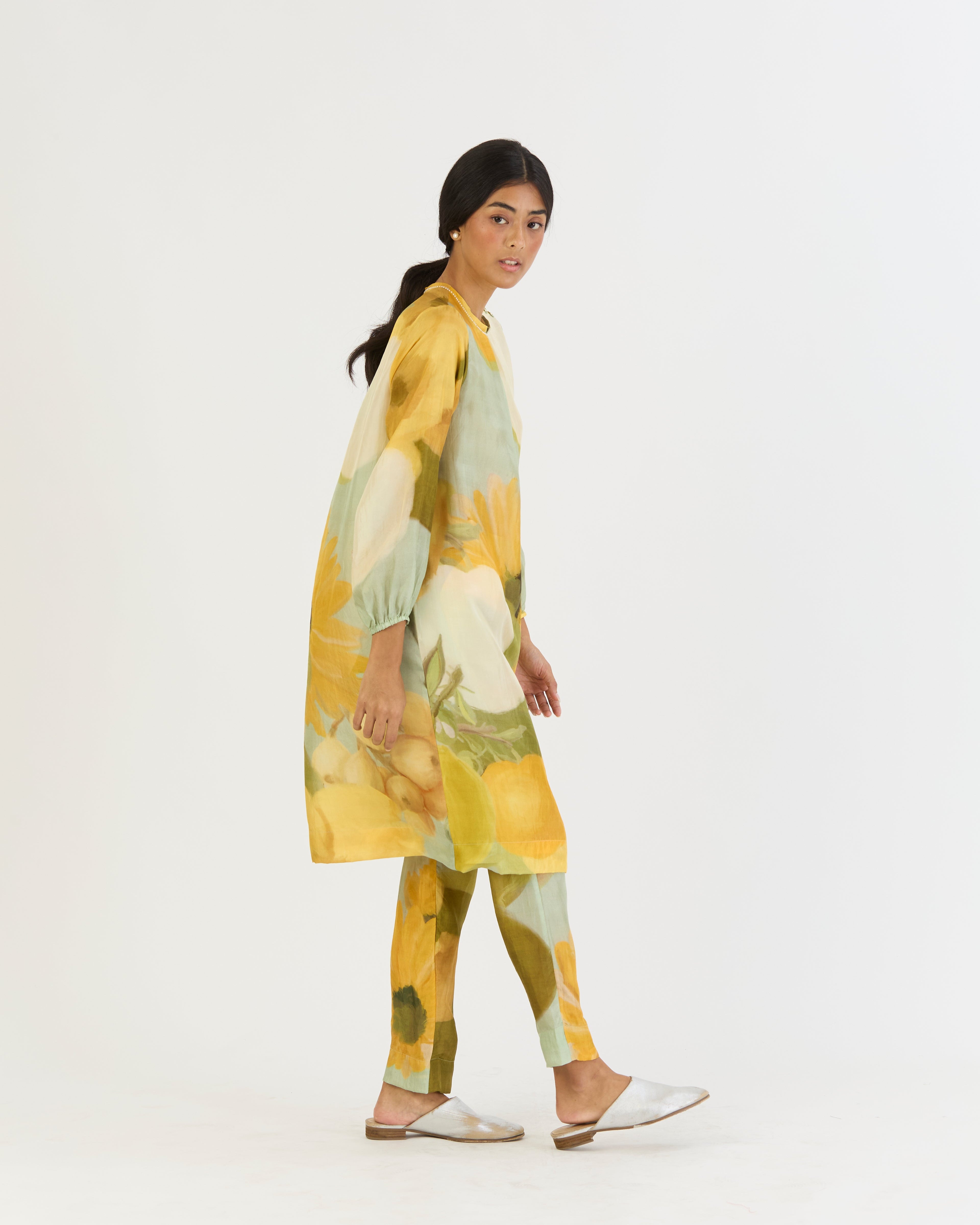 Lemonade Silk Kurta Set