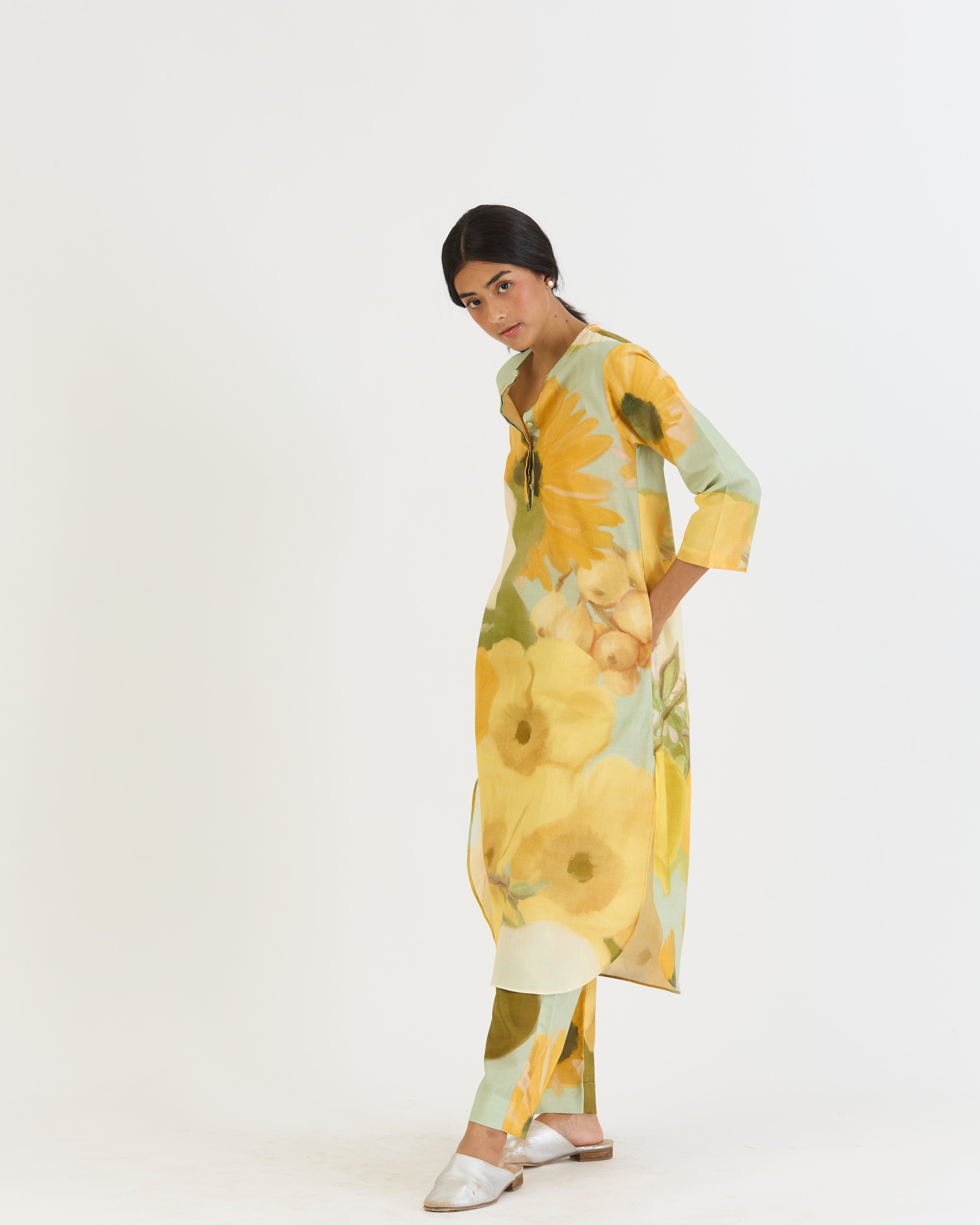 Lemonade Long Kurta Set