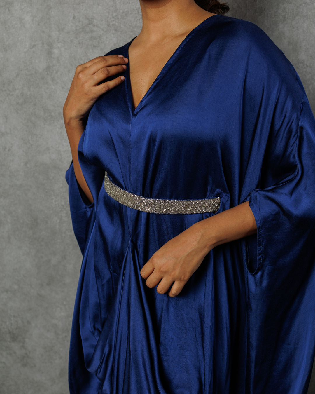 Blue Belted Kaftan