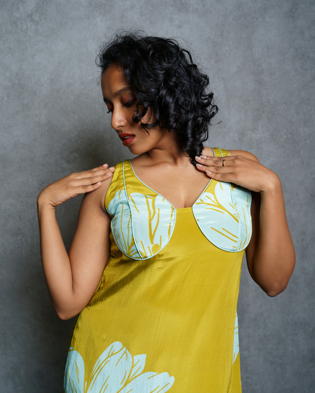 Ocean Flora Kurta Set