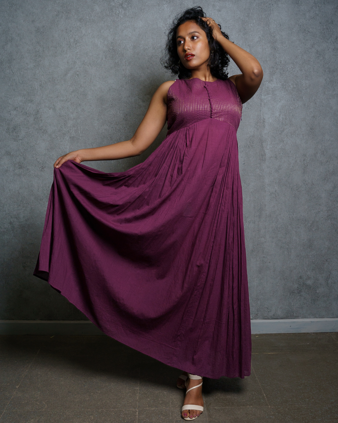Dark Wine Dress