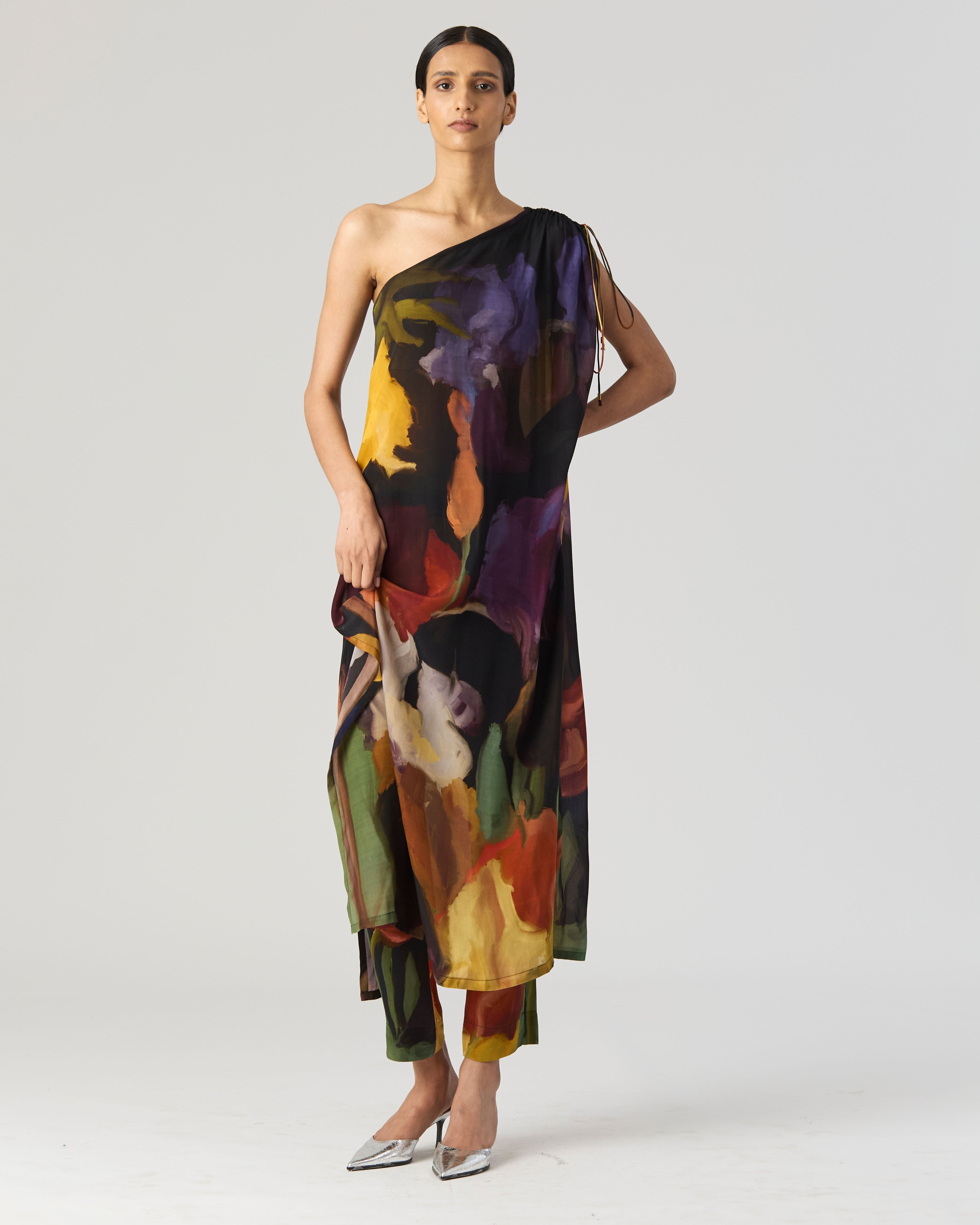 Ivy one shoulder Kurta Set