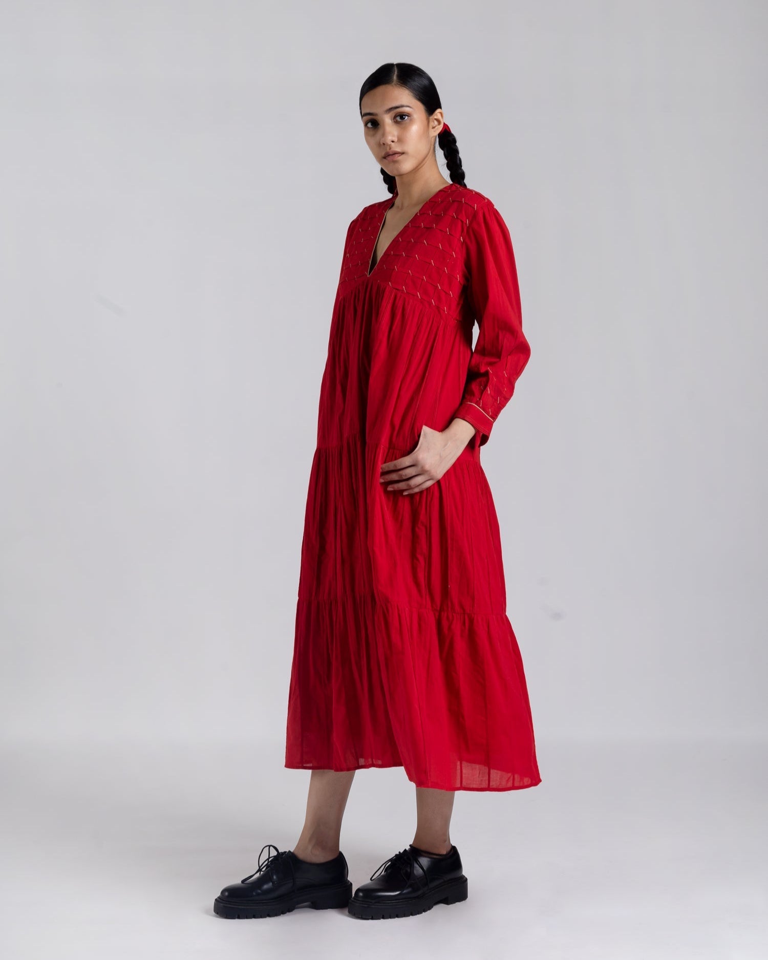 Clair Red Dress
