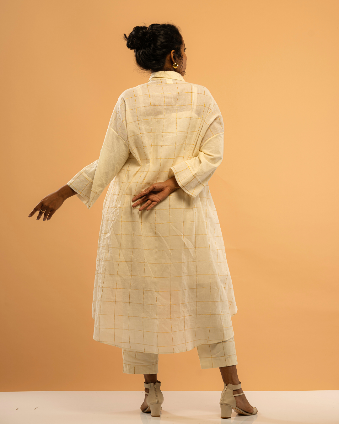 Shaili | White Formal-Style Kurta