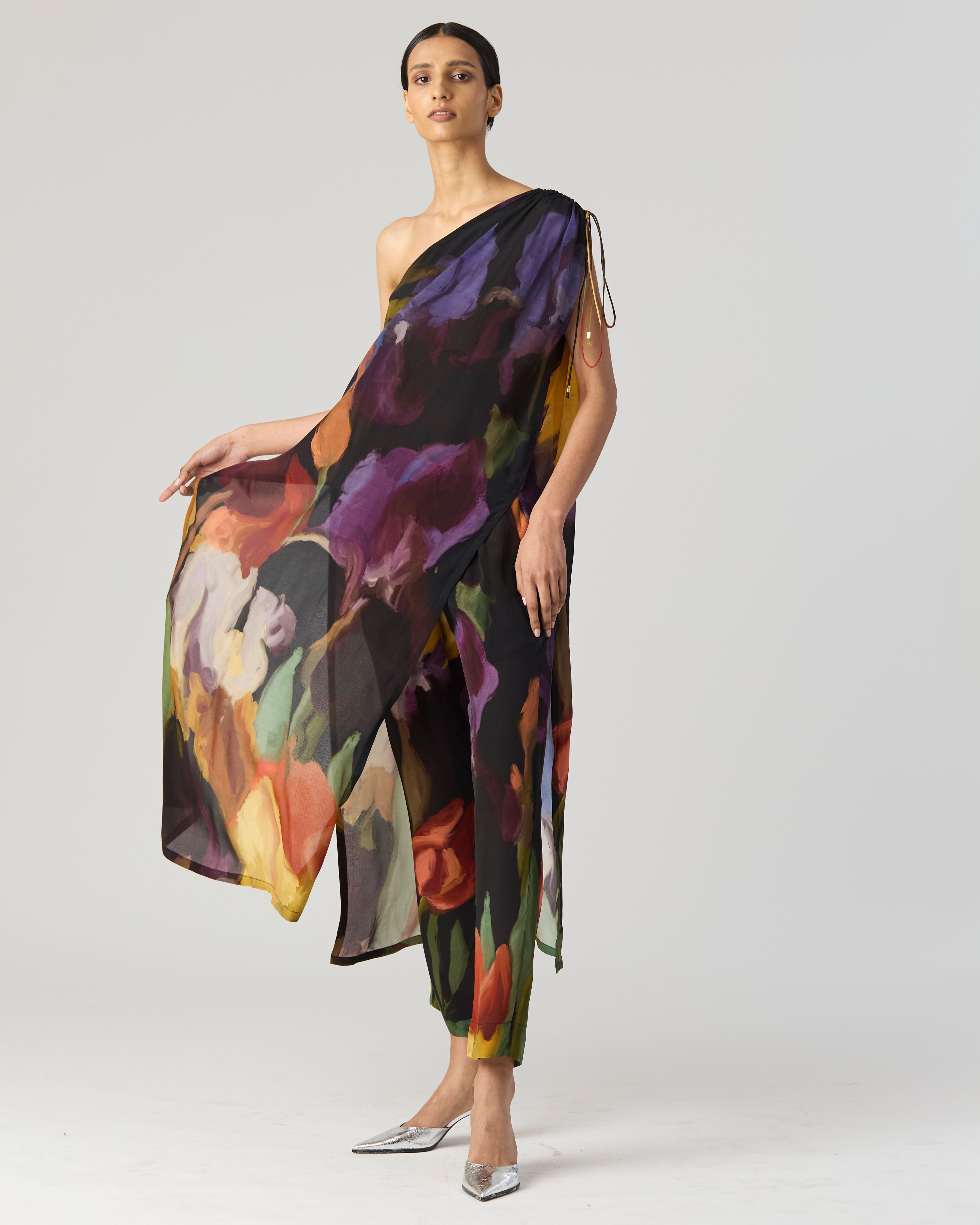 Ivy one shoulder Kurta Set