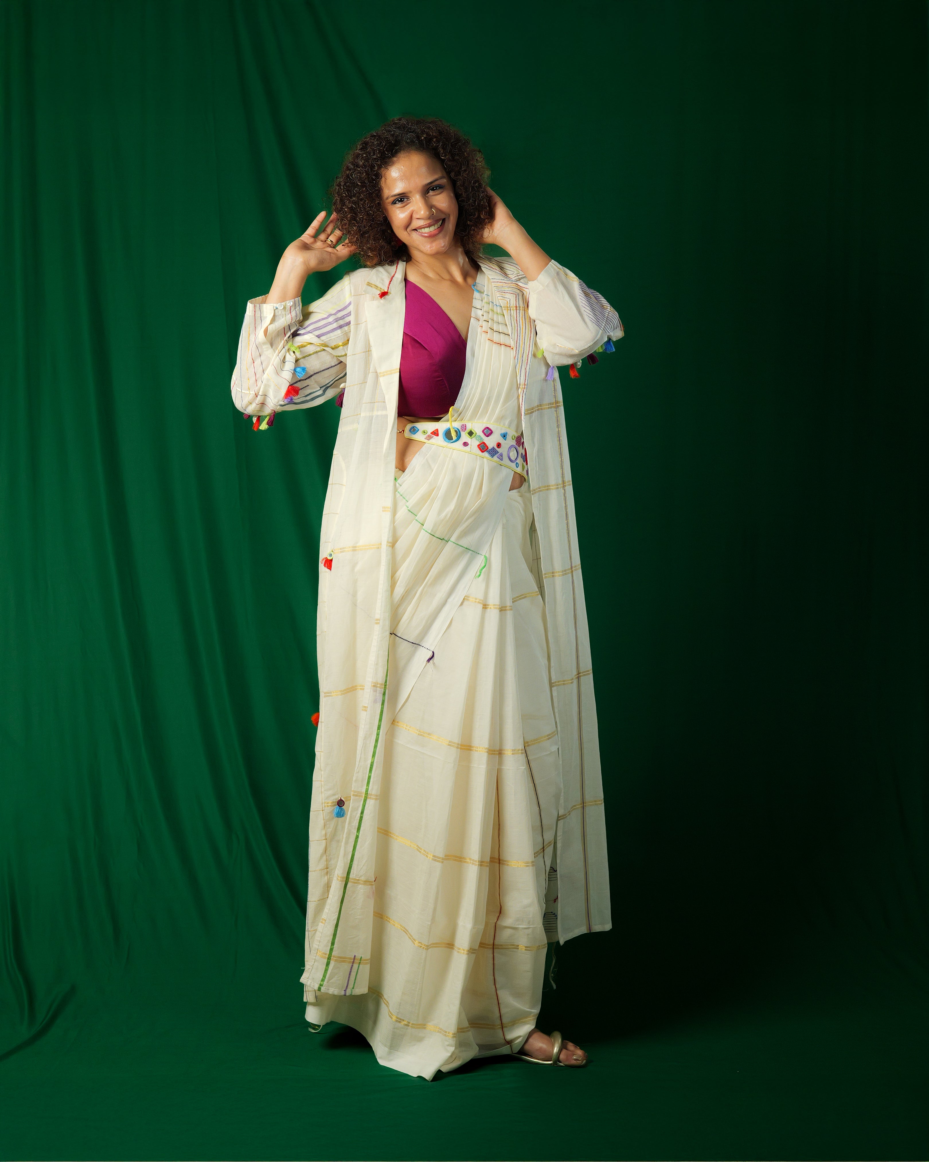 Karthiyayini Notch Collar Jacket
