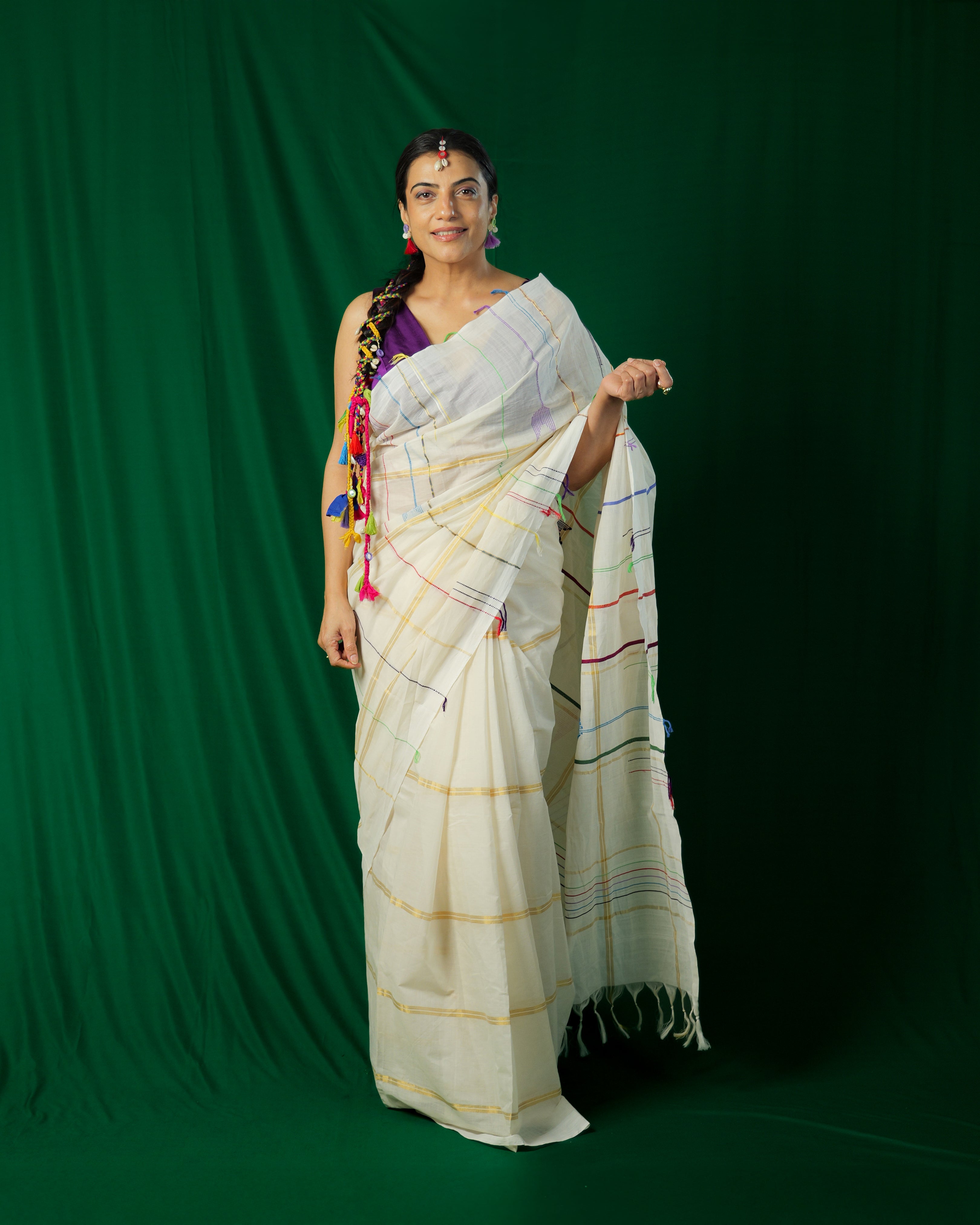 Nalini Thoranam Kasavu Saree