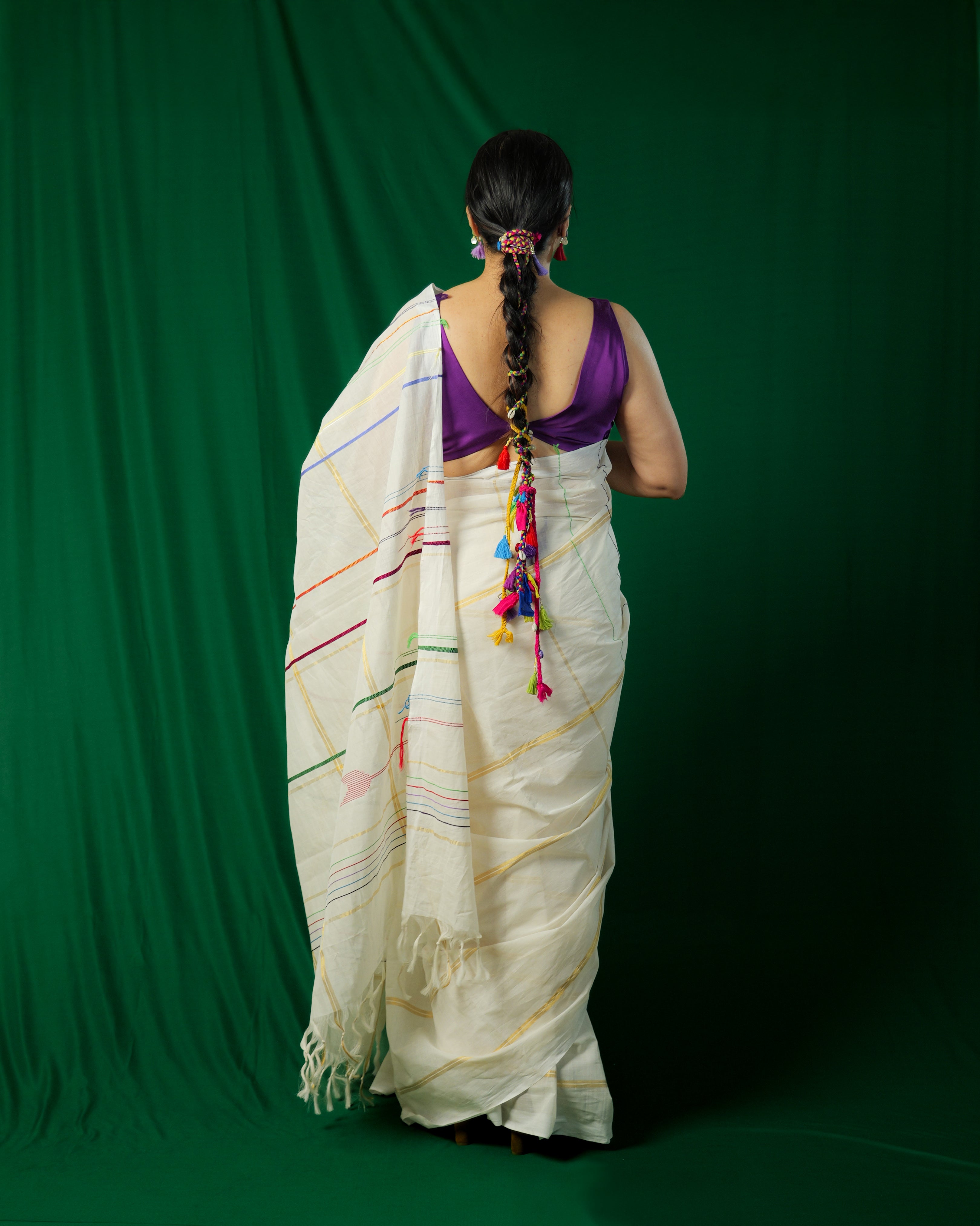 Nalini Thoranam Kasavu Saree