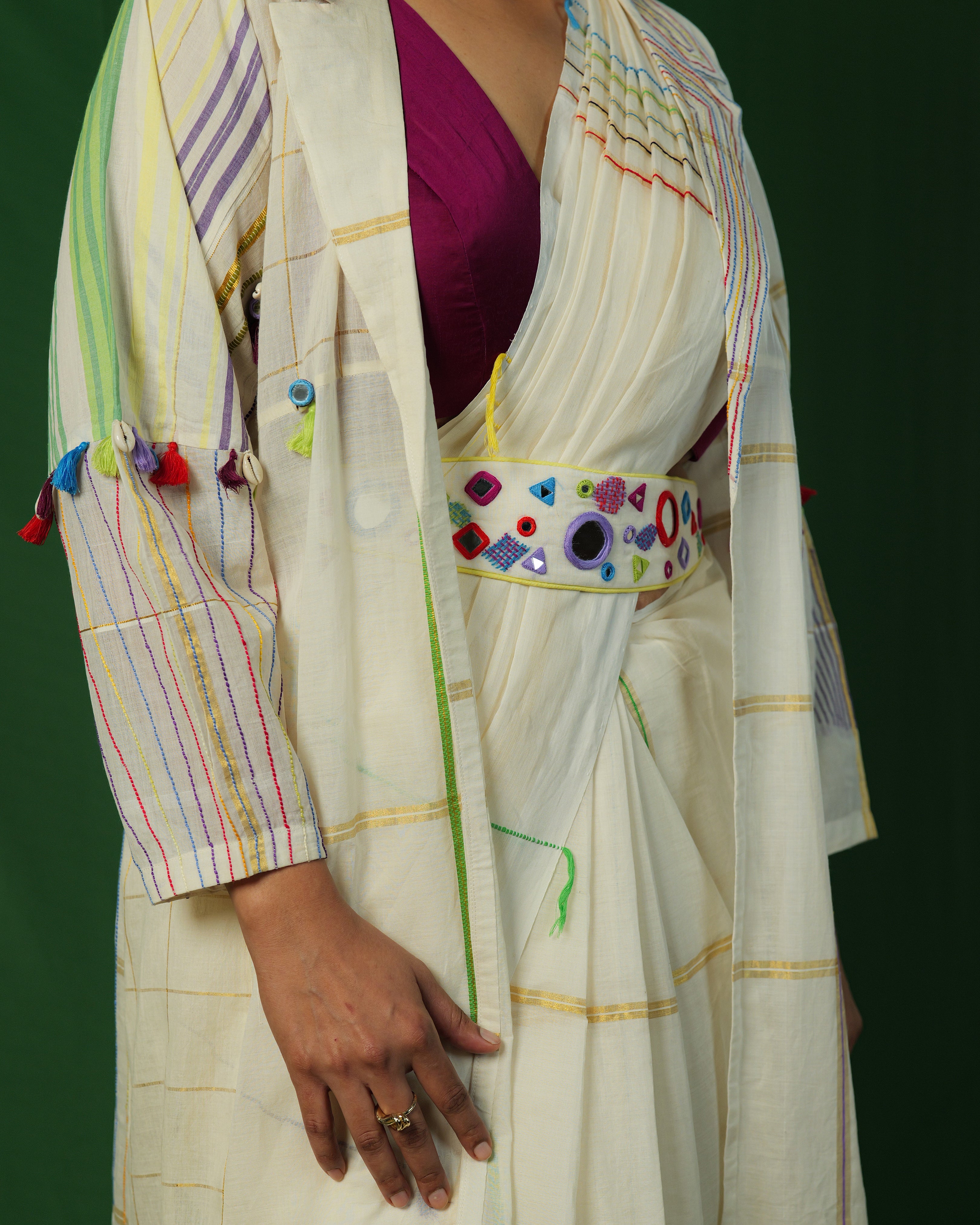 Karthiyayini Notch Collar Jacket