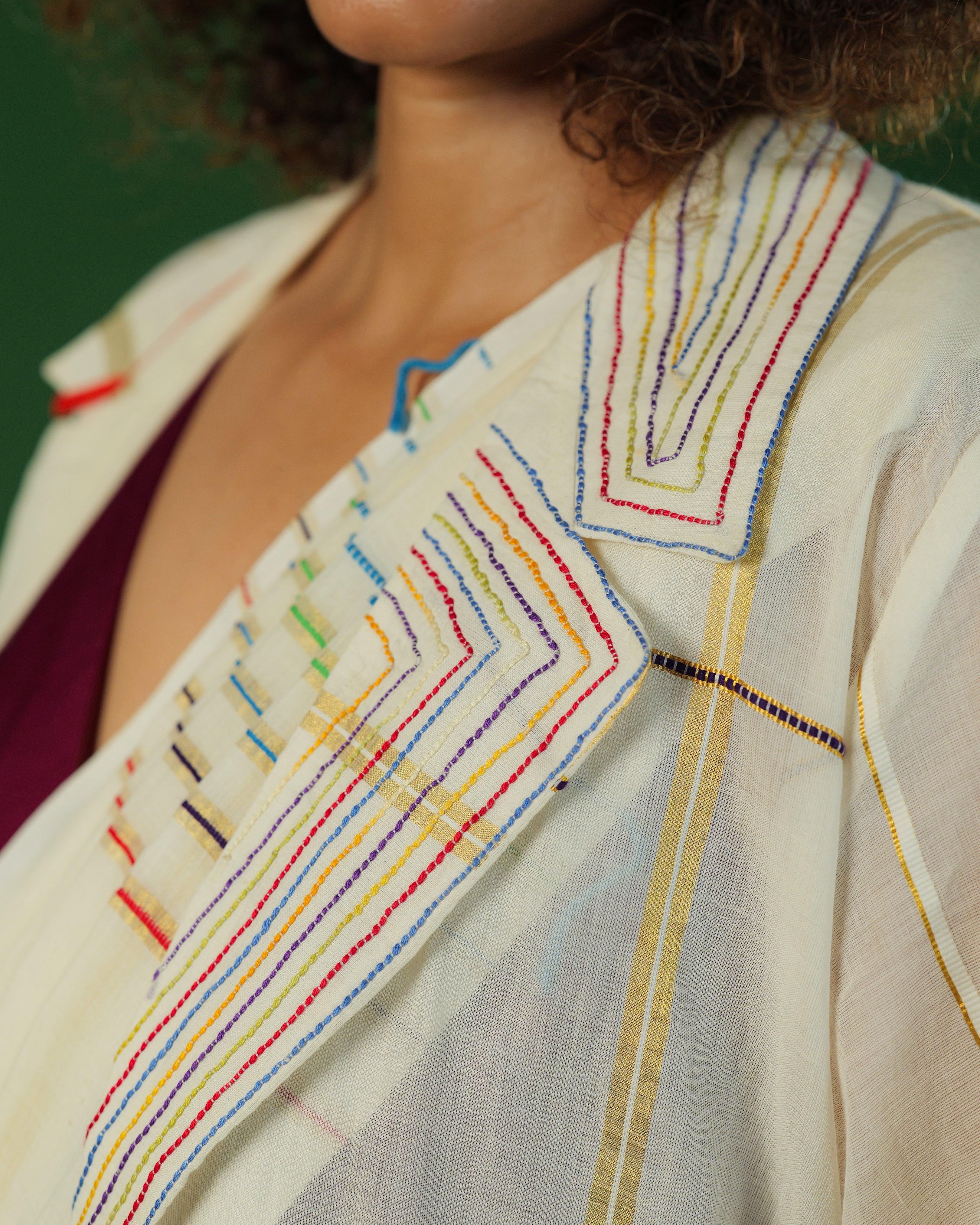 Karthiyayini Notch Collar Jacket