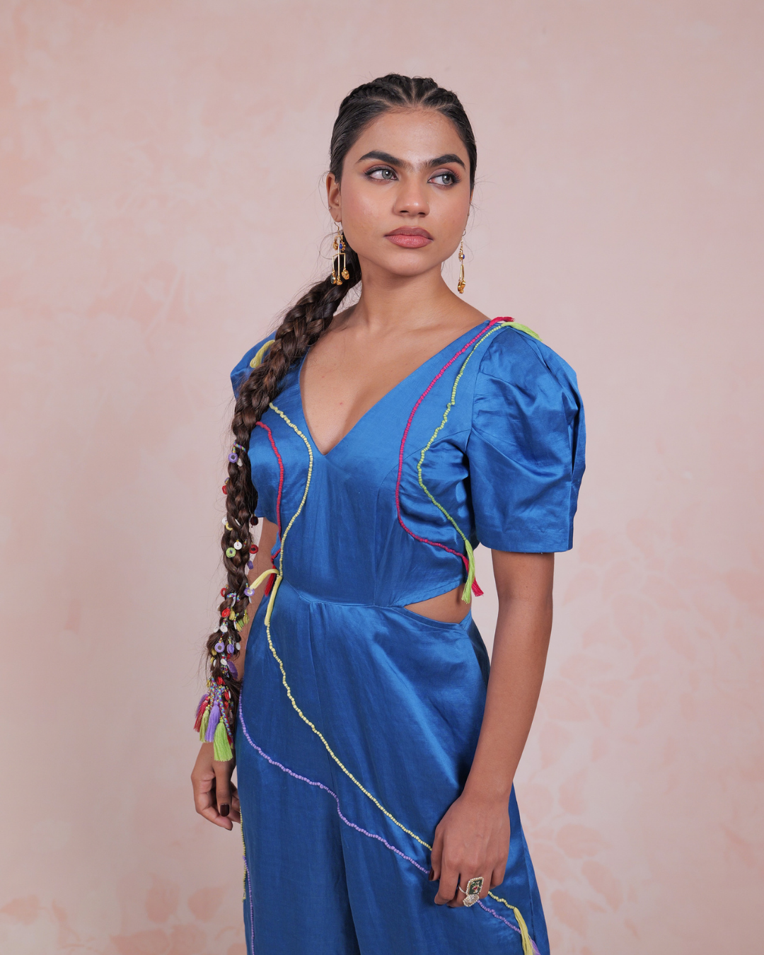 Taalika Cobalt Blue Jumpsuit
