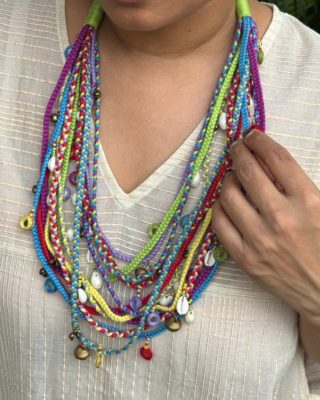 Aarcha Braided Layered Necklace