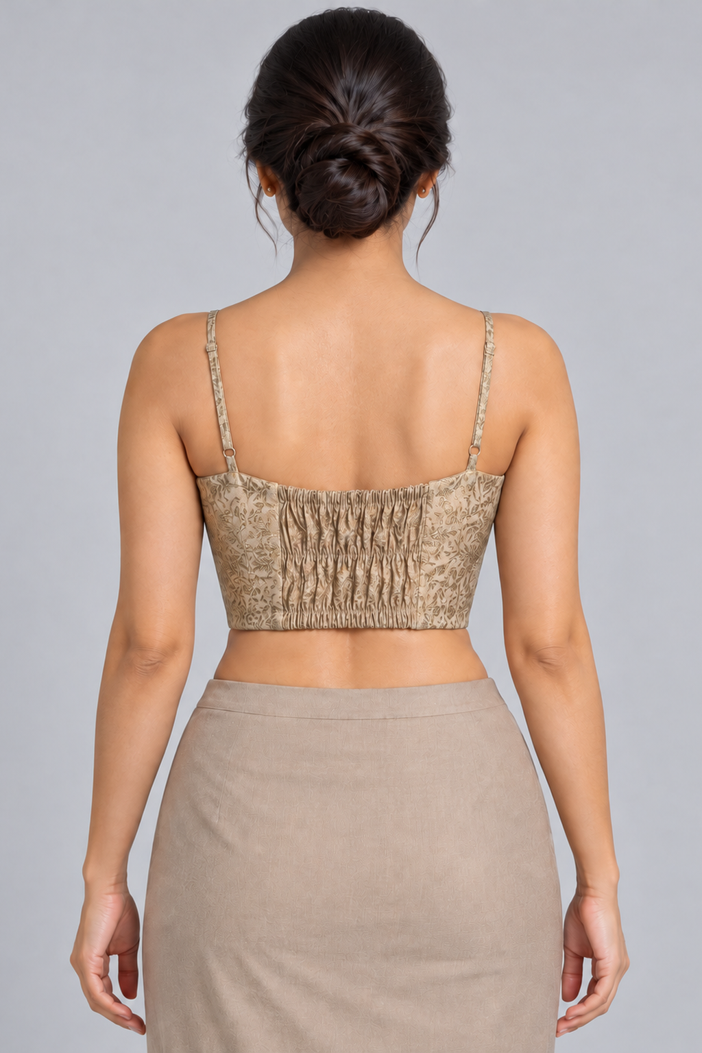 Golden Paisley Corset