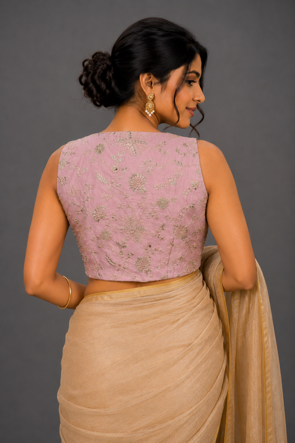 Floral Embellishment Vest
