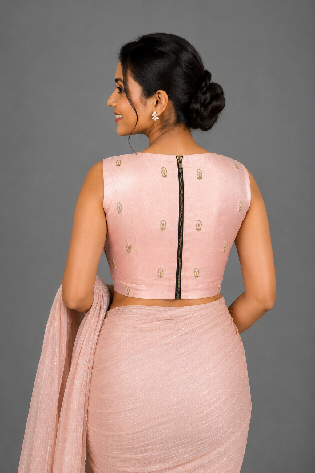 Mauve pink blouse