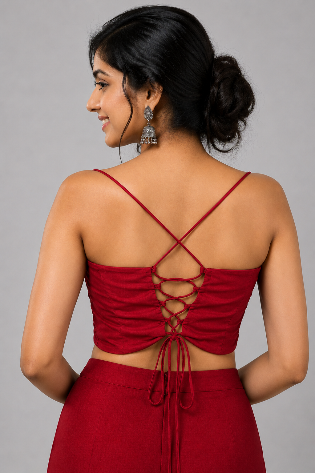Crepe Satin Top