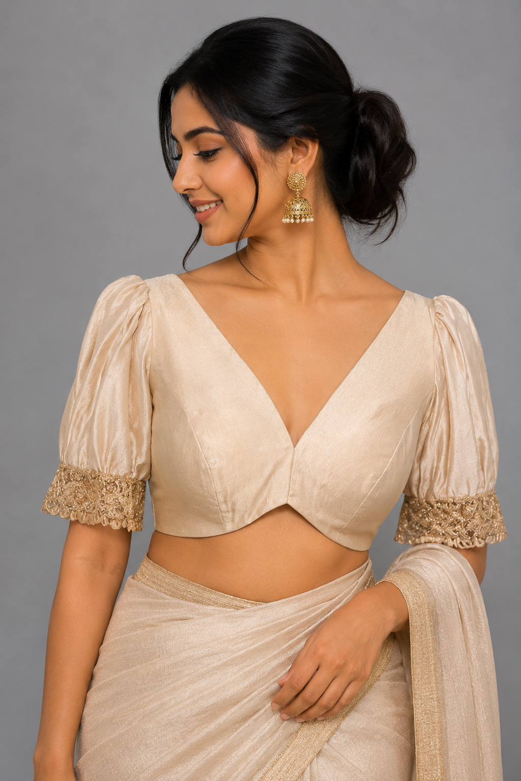 Champagne blouse