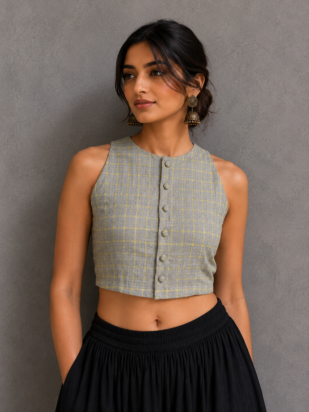 Button up top