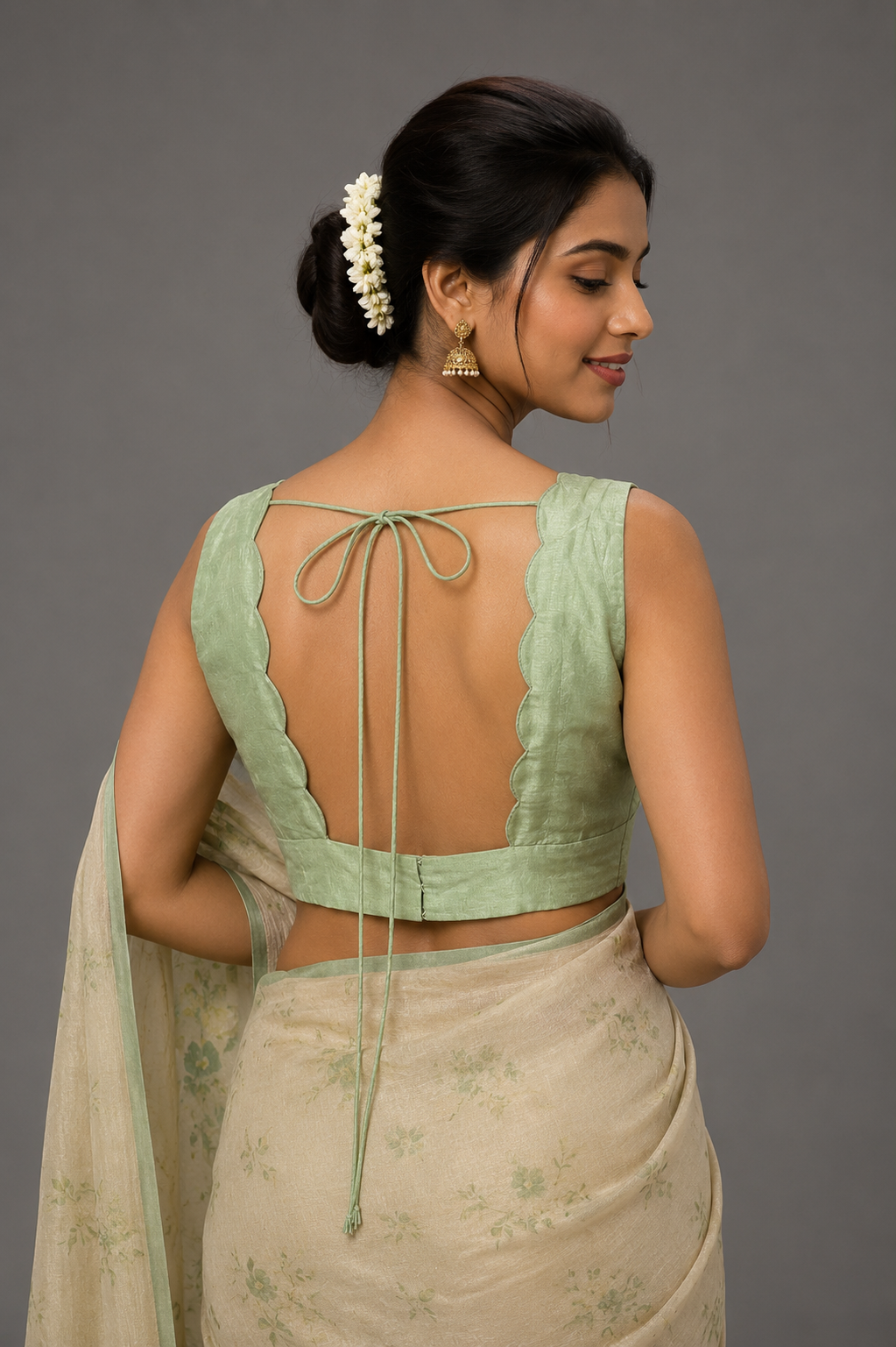 Mint Green Russian Silk Blouse