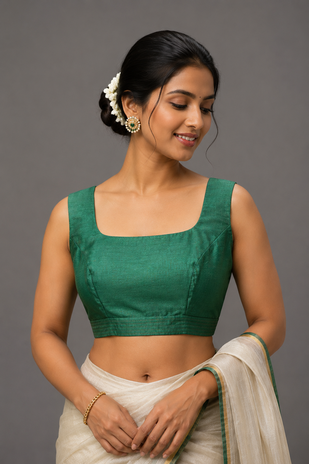 Emerald Green Blouse