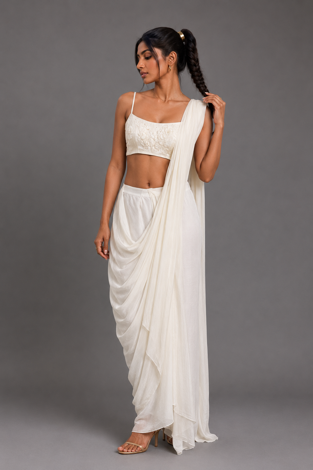 Ivory Applique top