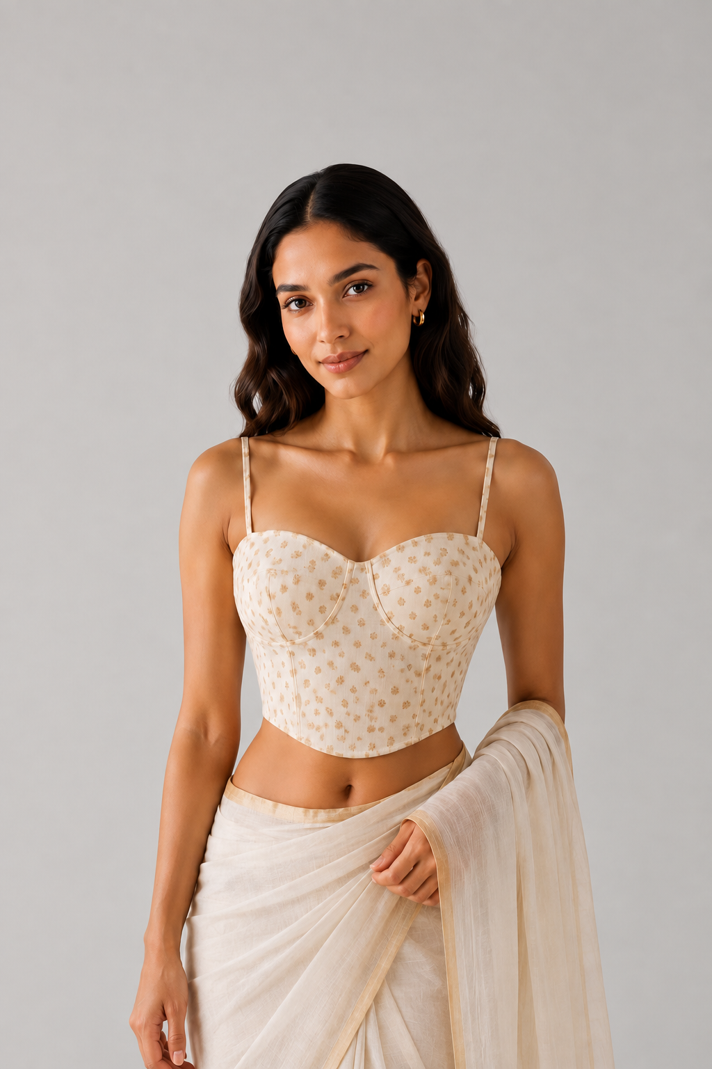 Off-White Petal Corset