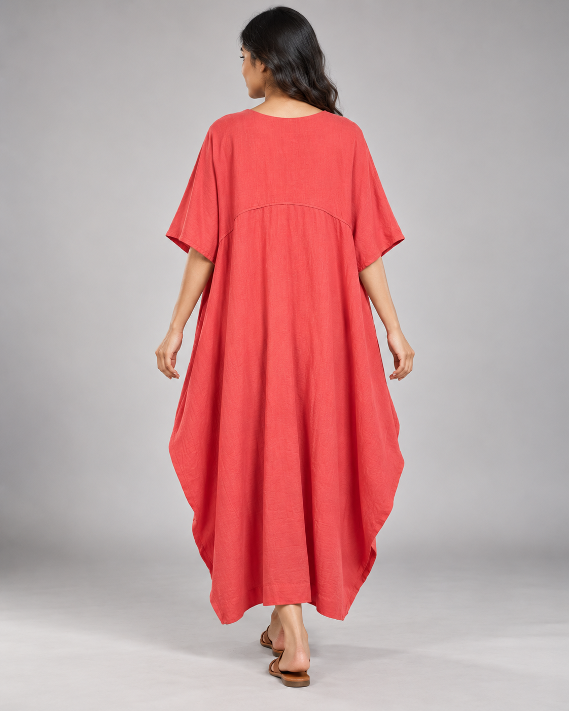 Zuri Coral Kaftan