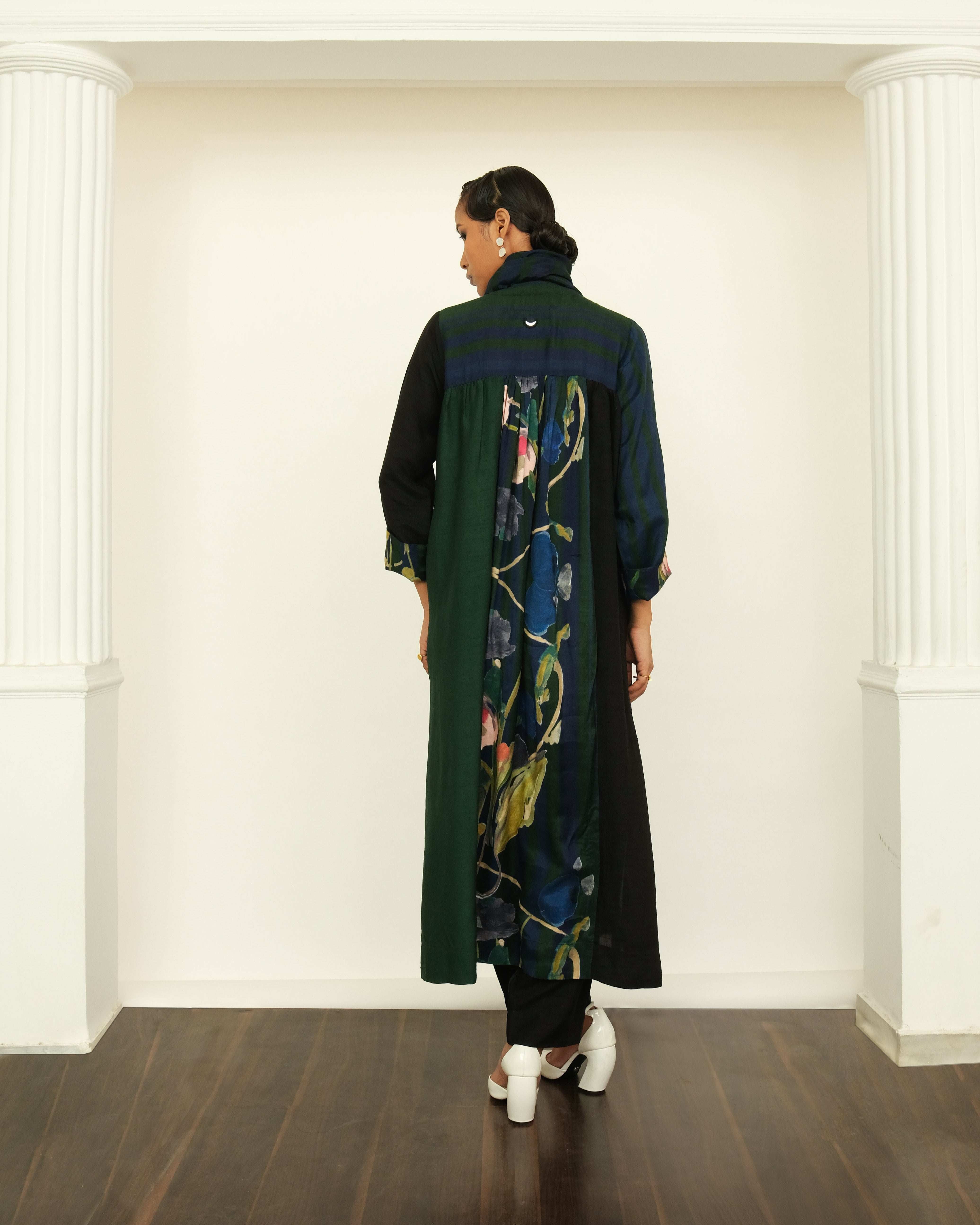 Patchwork Tier Dress