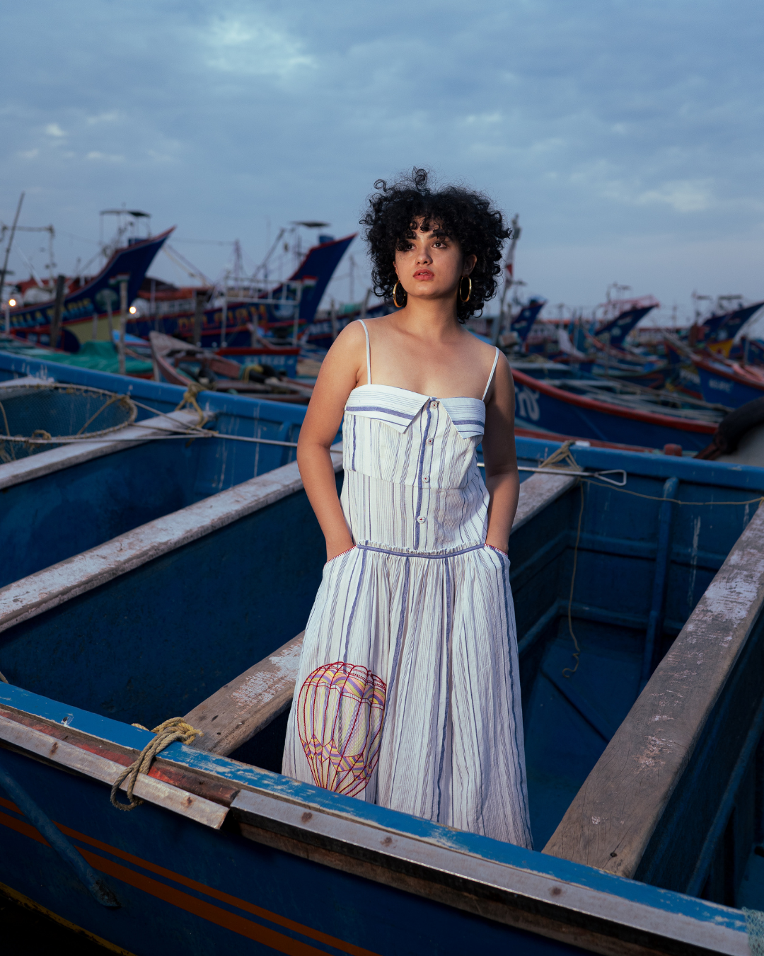 SKYLINE MIDI DRESS