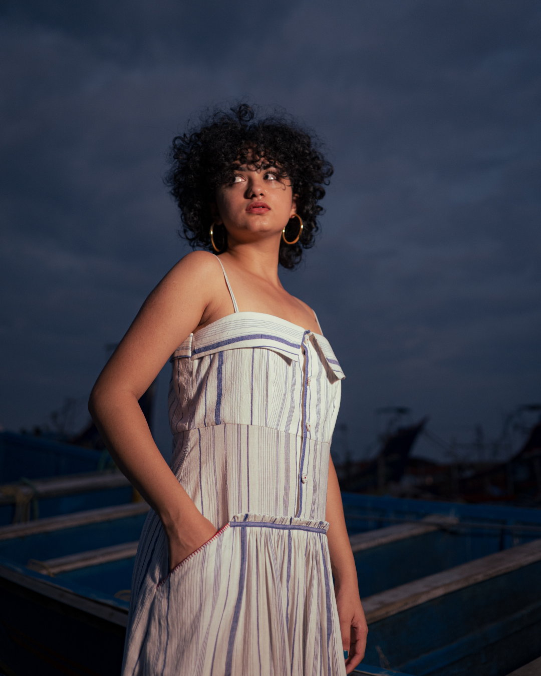 SKYLINE MIDI DRESS