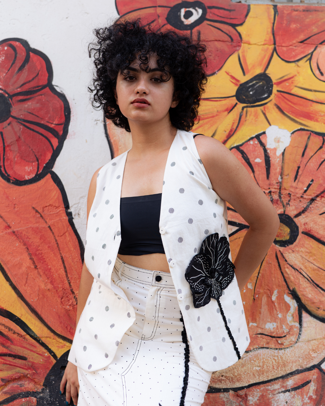 SABLE SLITED SKIRT