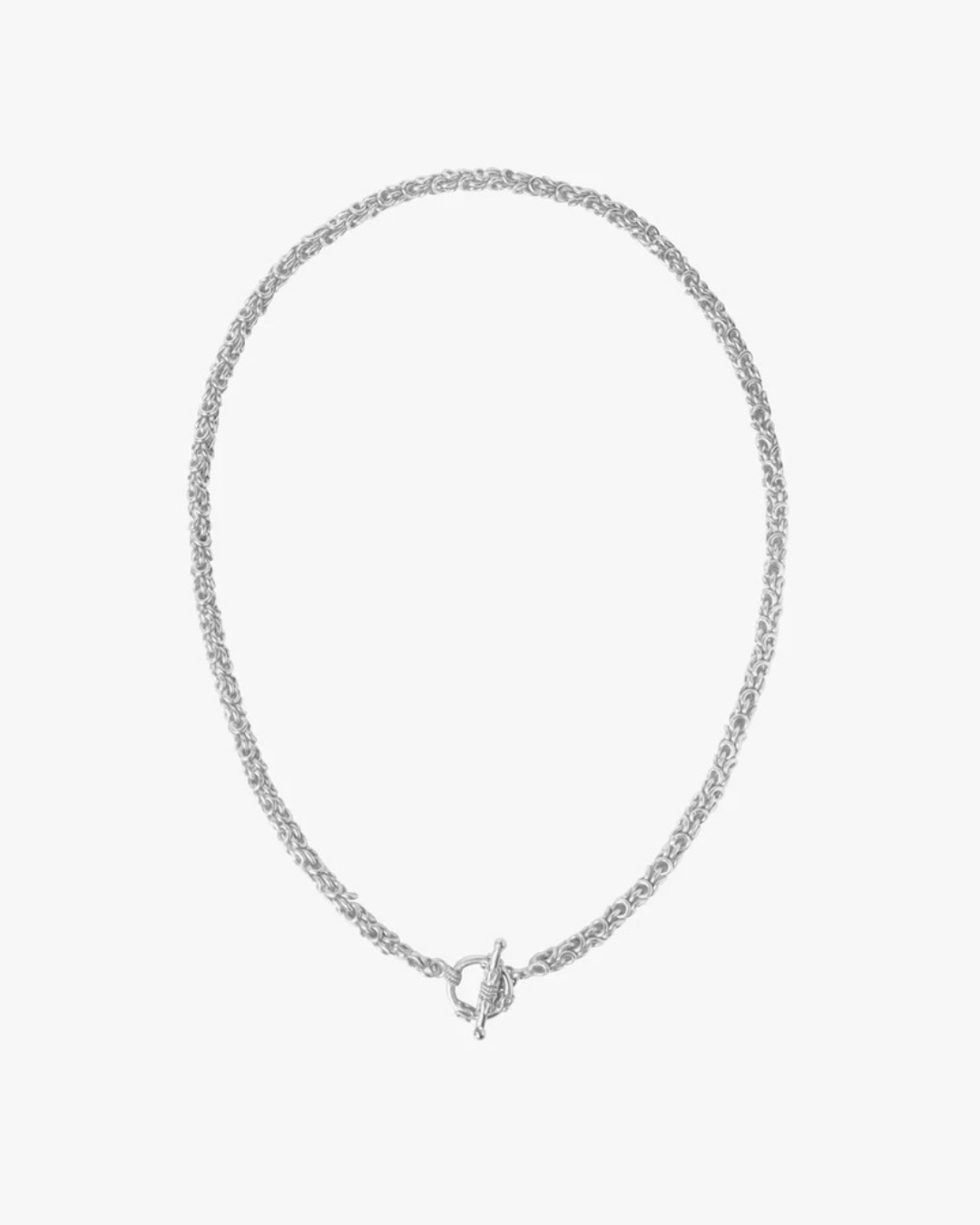 Nexus Linen Necklace Silver