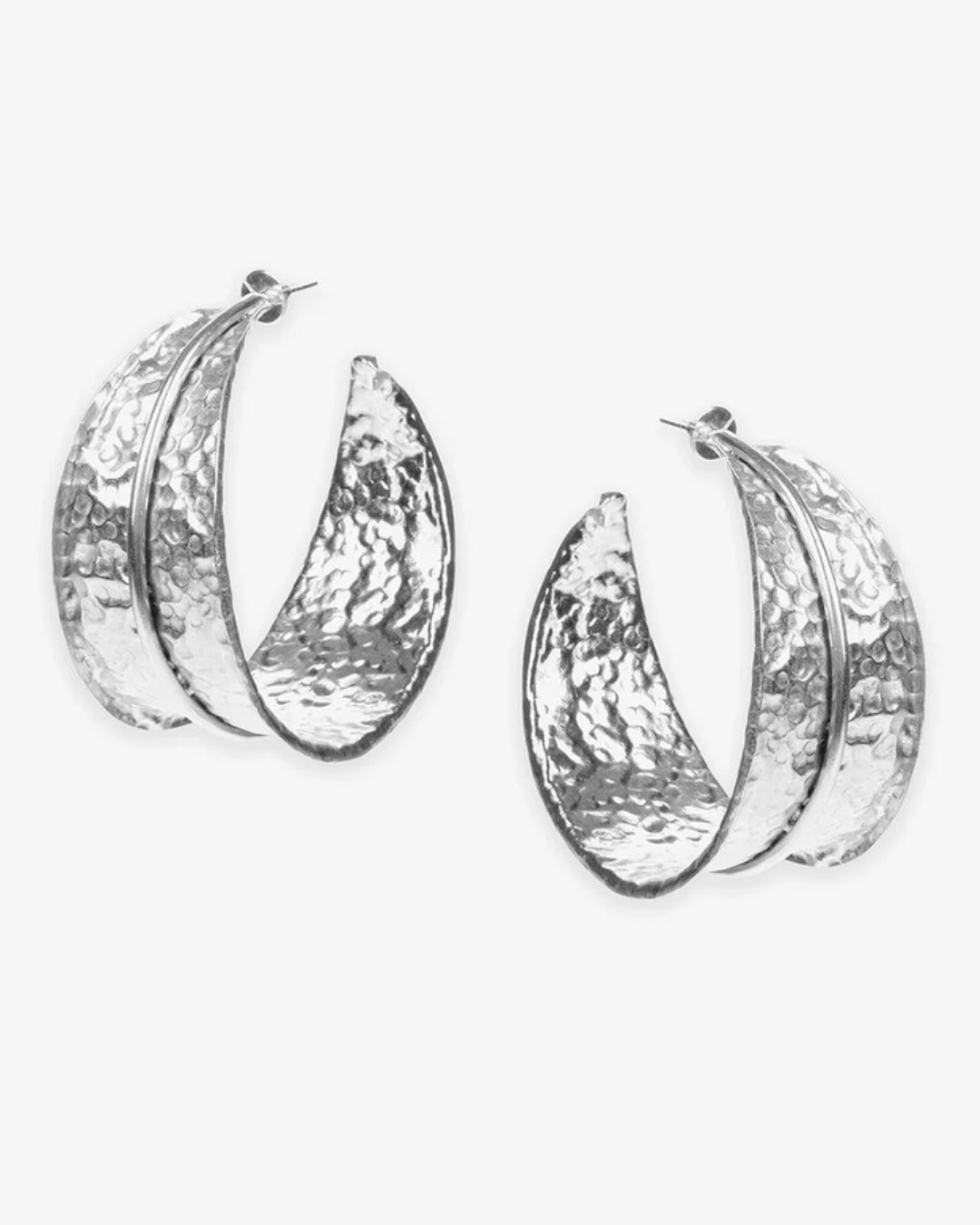 Maxine Hoops Silver
