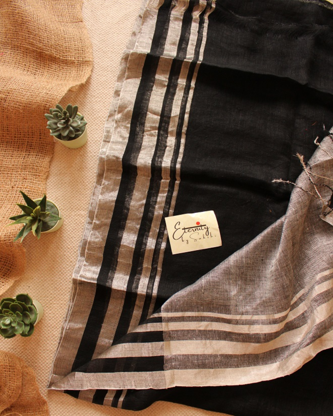 Black Raina Saree