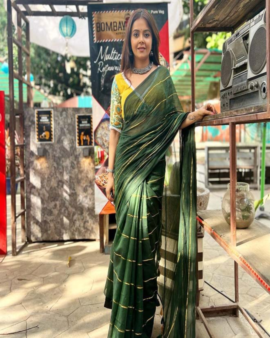 Emerald Saree