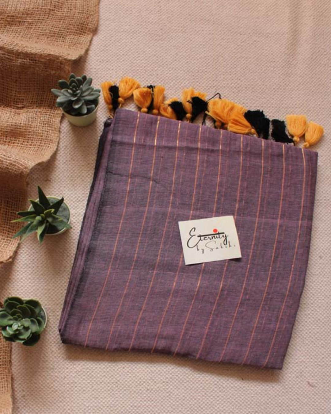 Mauve Suti Saree